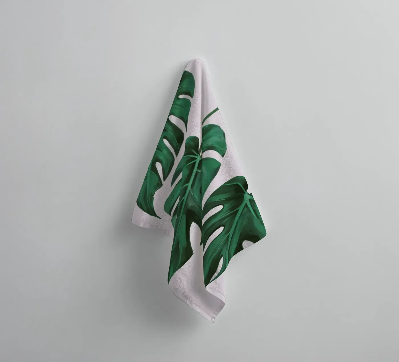Monstera Leaf Study badhanddoek van Pan Denim
