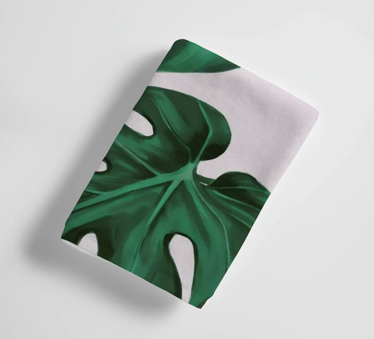 Monstera Leaf Study towel by Pan Denim