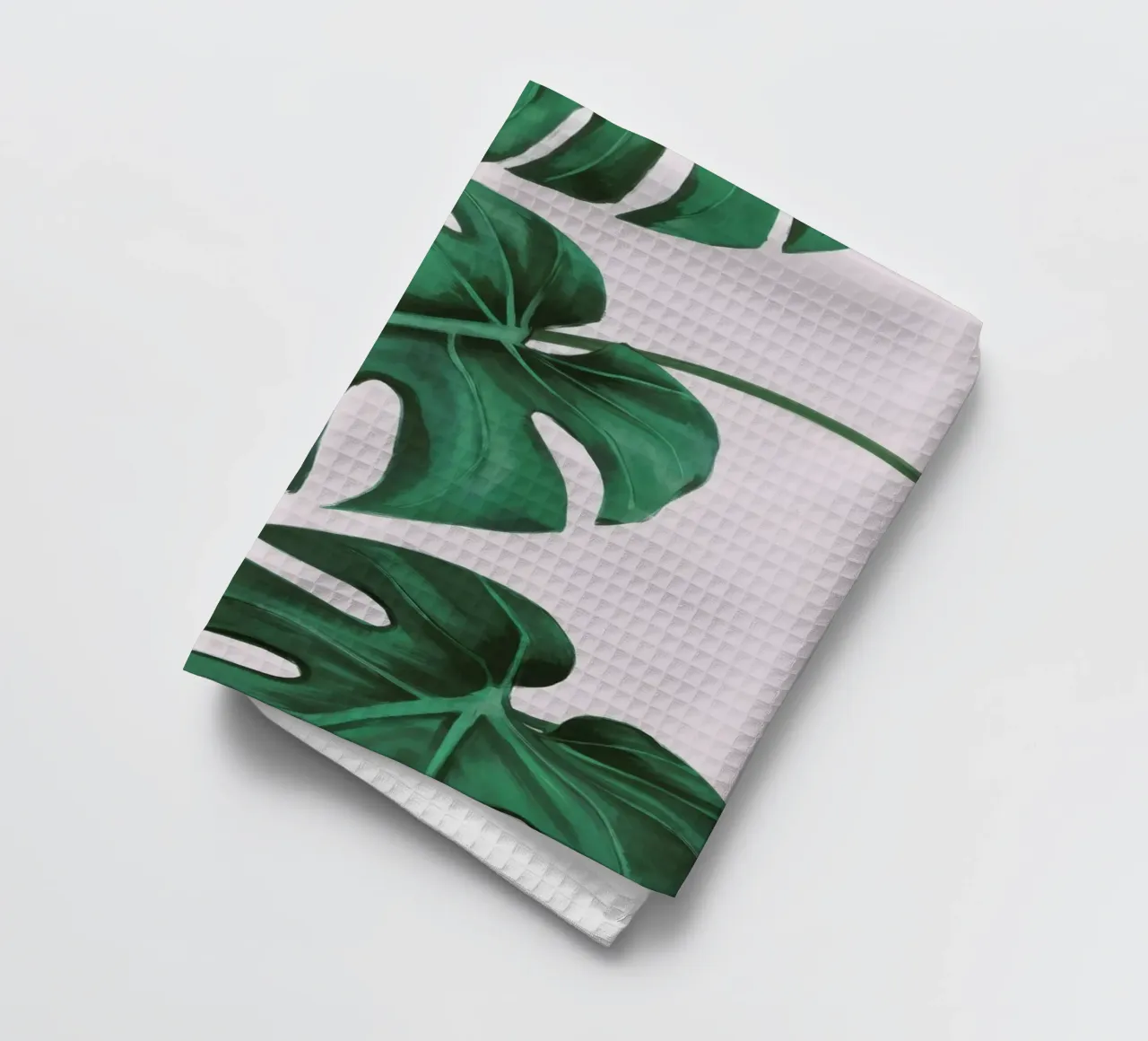 Studio sulle foglie di Monstera canovaccio da cucina da Pan Denim