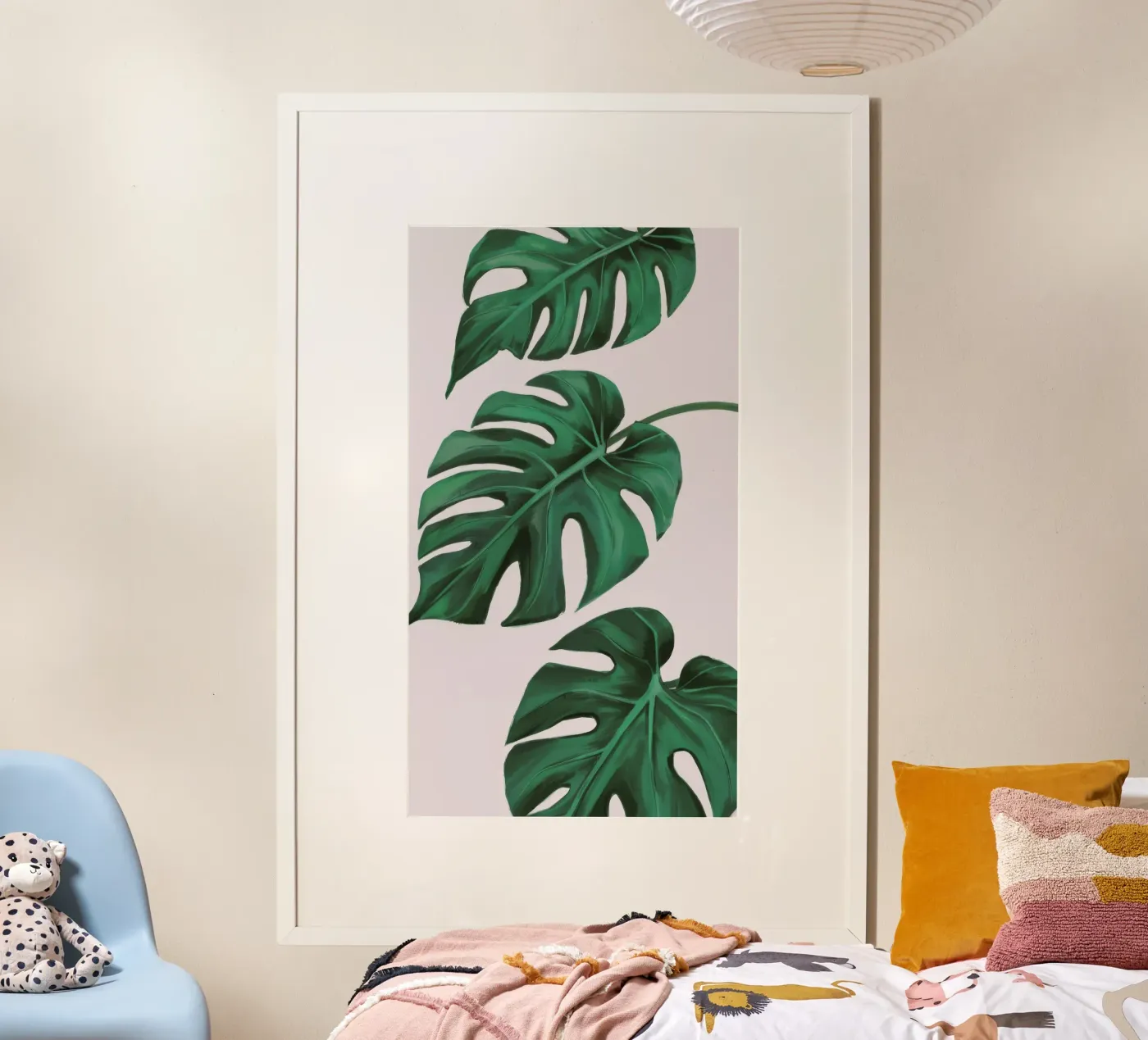 Monstera Leaf Study poster by Pan Denim