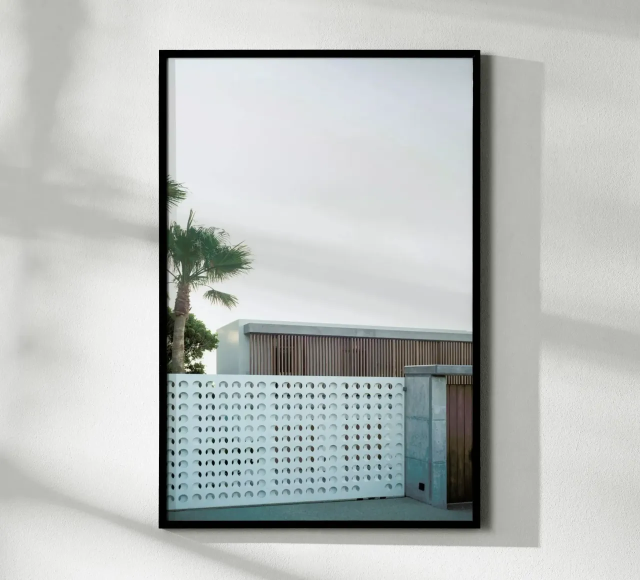 Plam Springs poster con telaio in alluminio da Shot By Clint