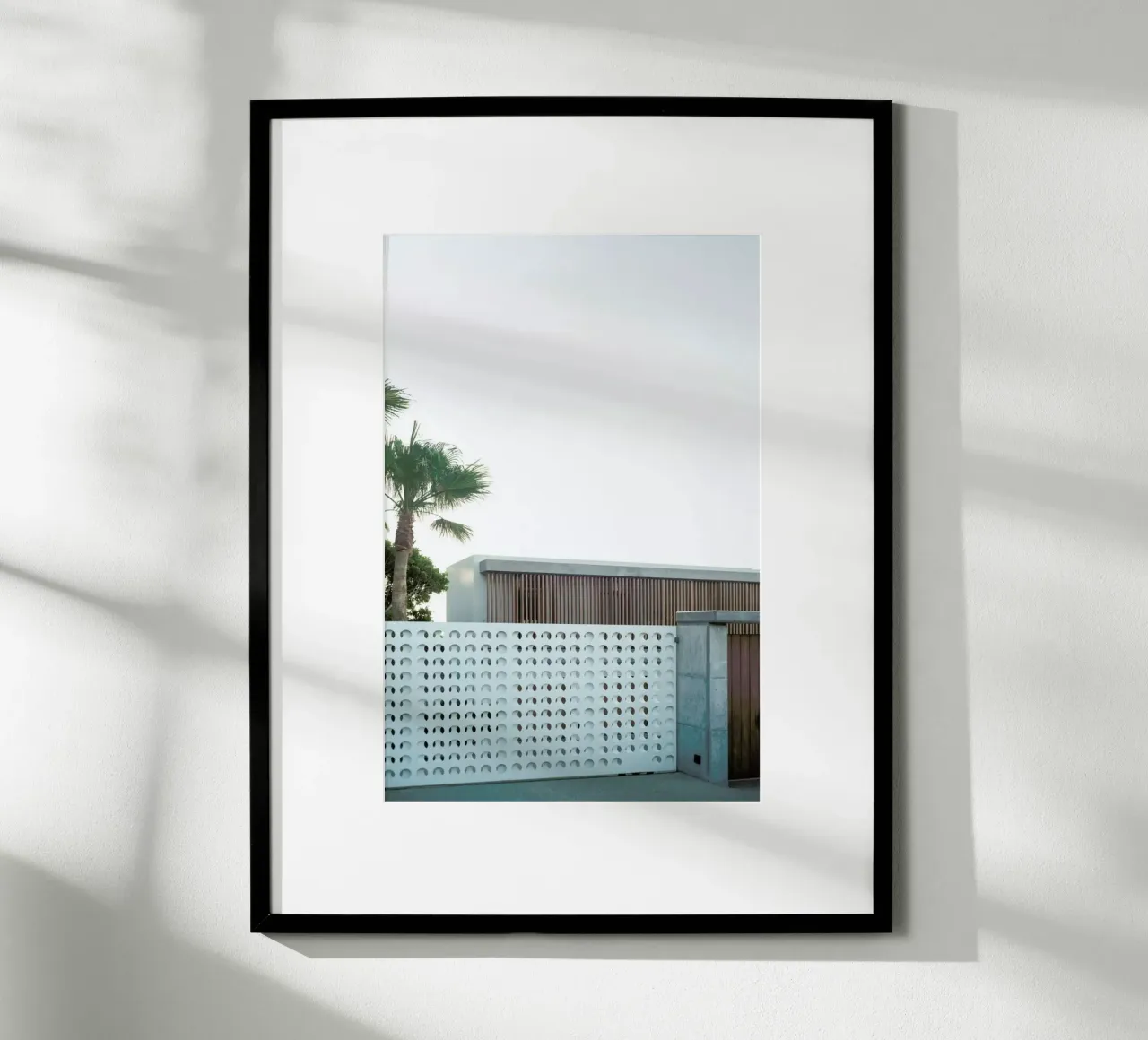 Plam Springs poster con telaio in alluminio da Shot By Clint