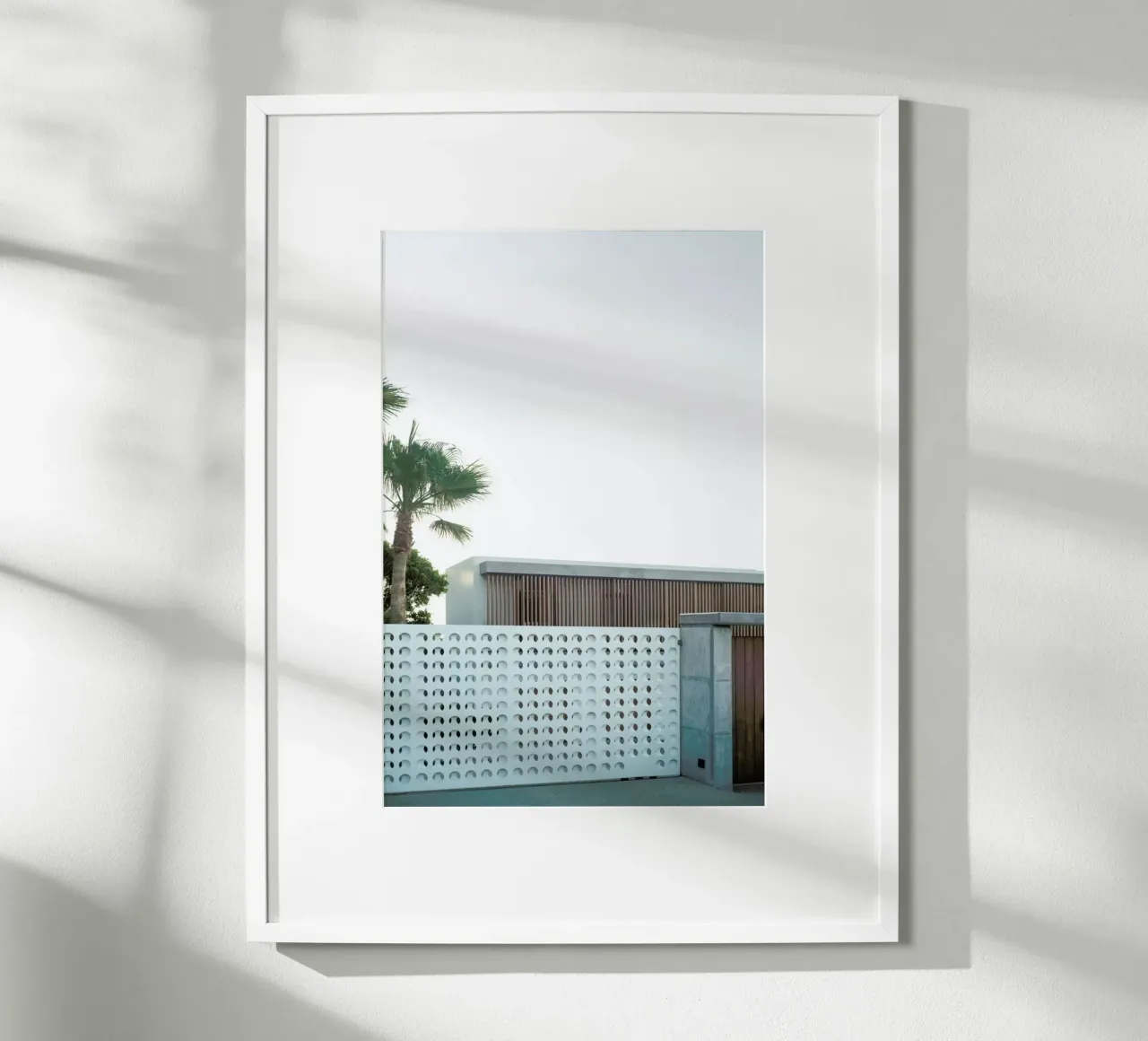 Plam Springs poster con telaio in alluminio da Shot By Clint