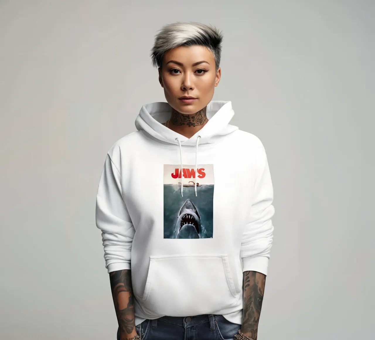 Jaws - Una scheda felpa con cappuccio da terri chapman