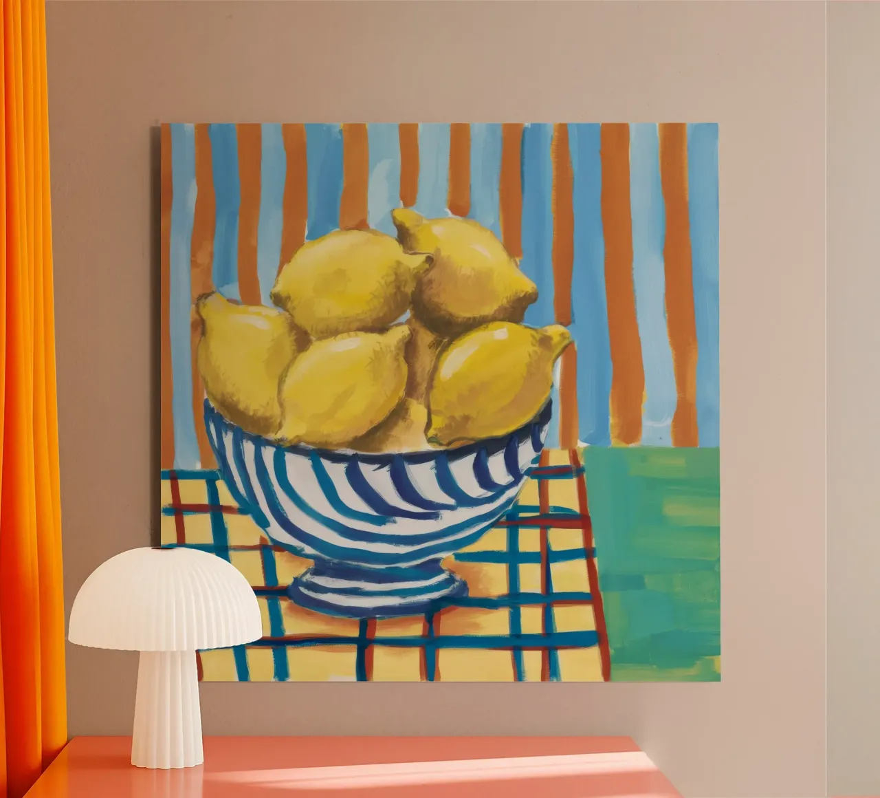Lemon Harvest Bowl alu-dibond by Tiga Bersama