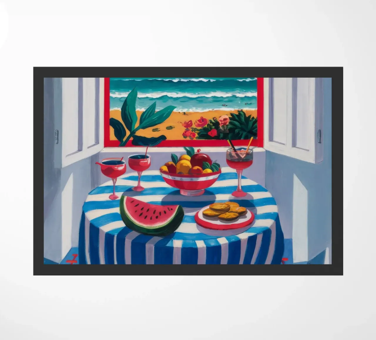 Pranzo con balcone sul mare zerbino da Fable Tempa