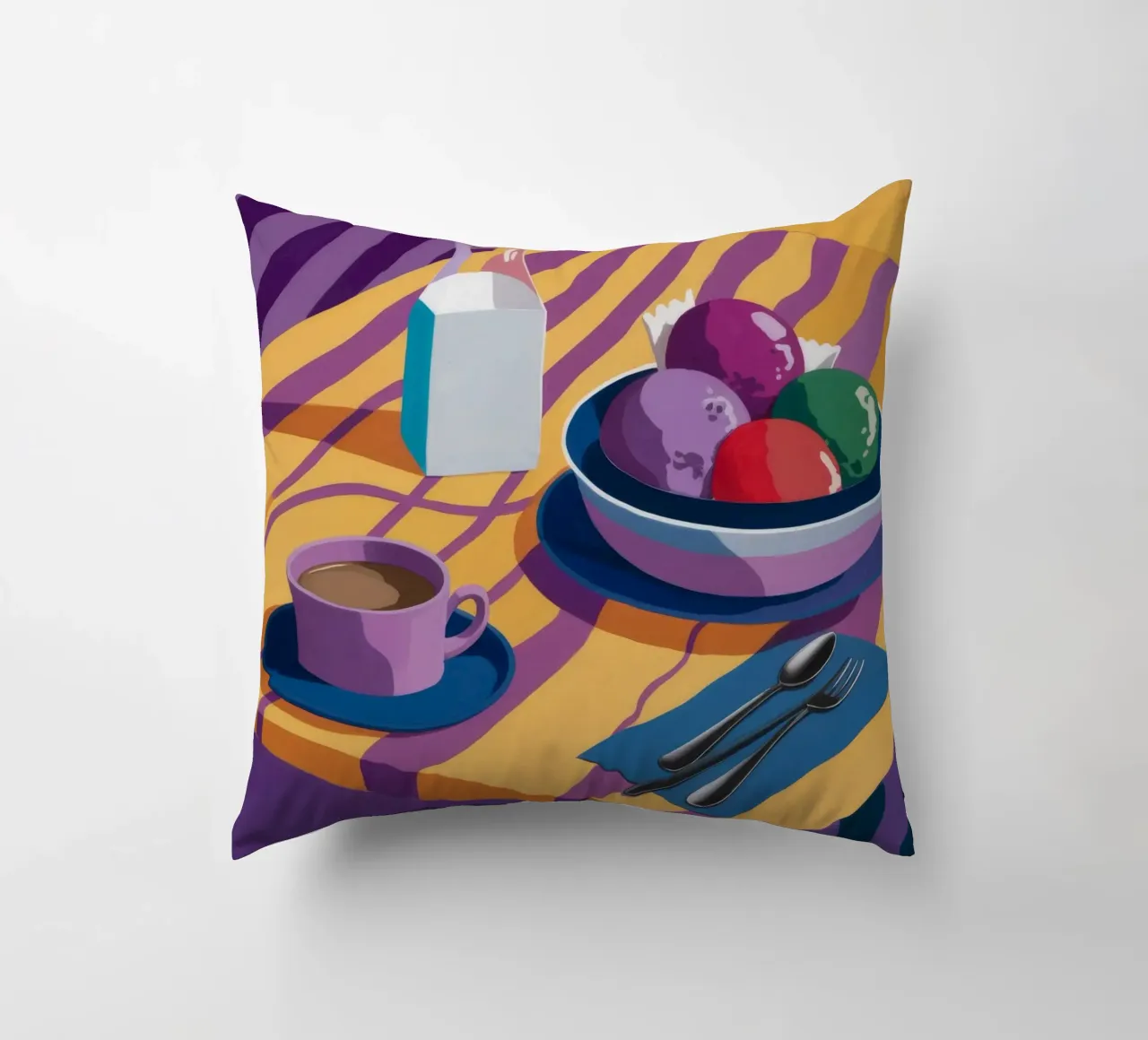 Amethyst Table Stillness decorative cushion by Tiga Bersama
