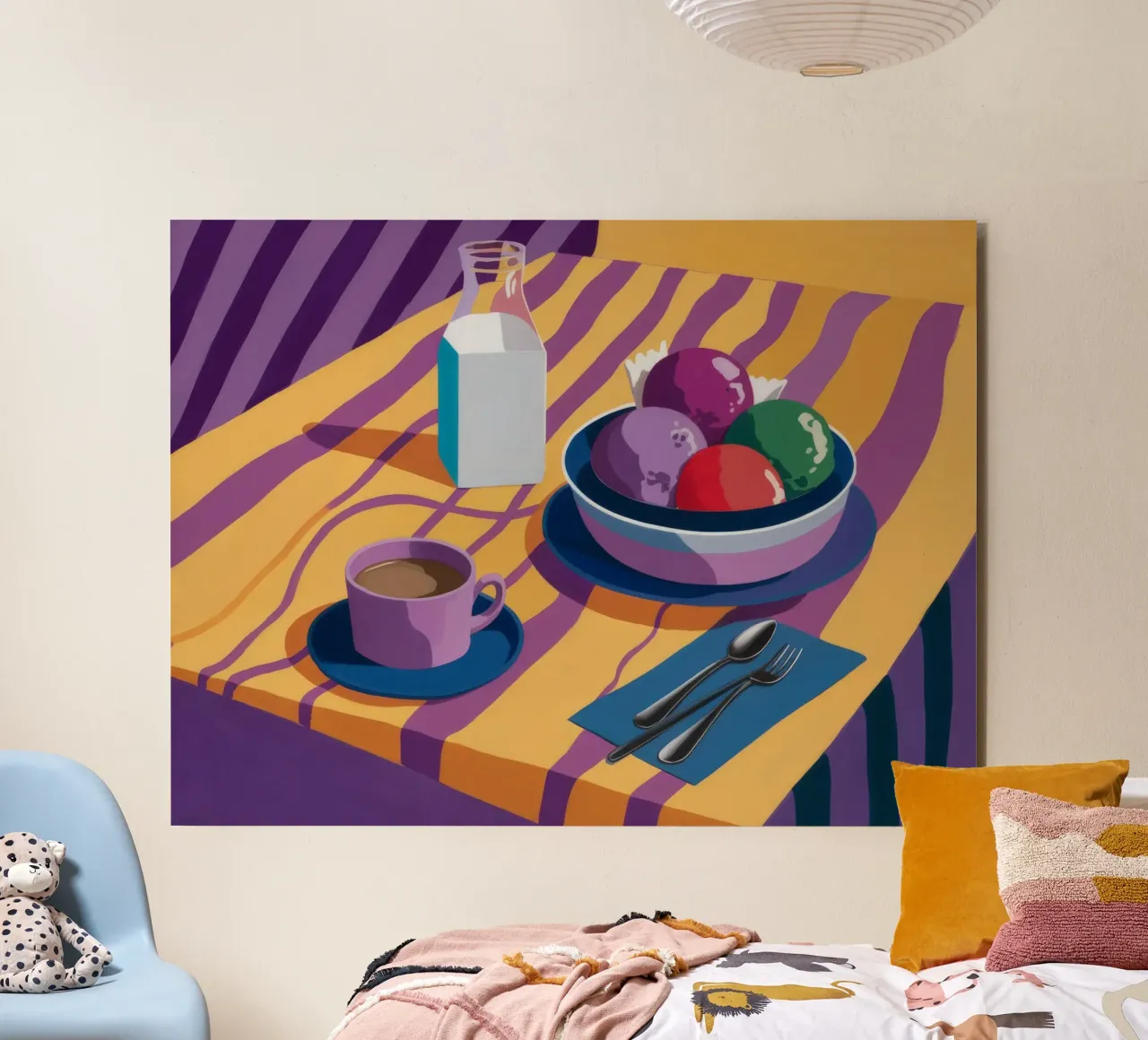 Amethyst Table Stillness alu-dibond by Tiga Bersama