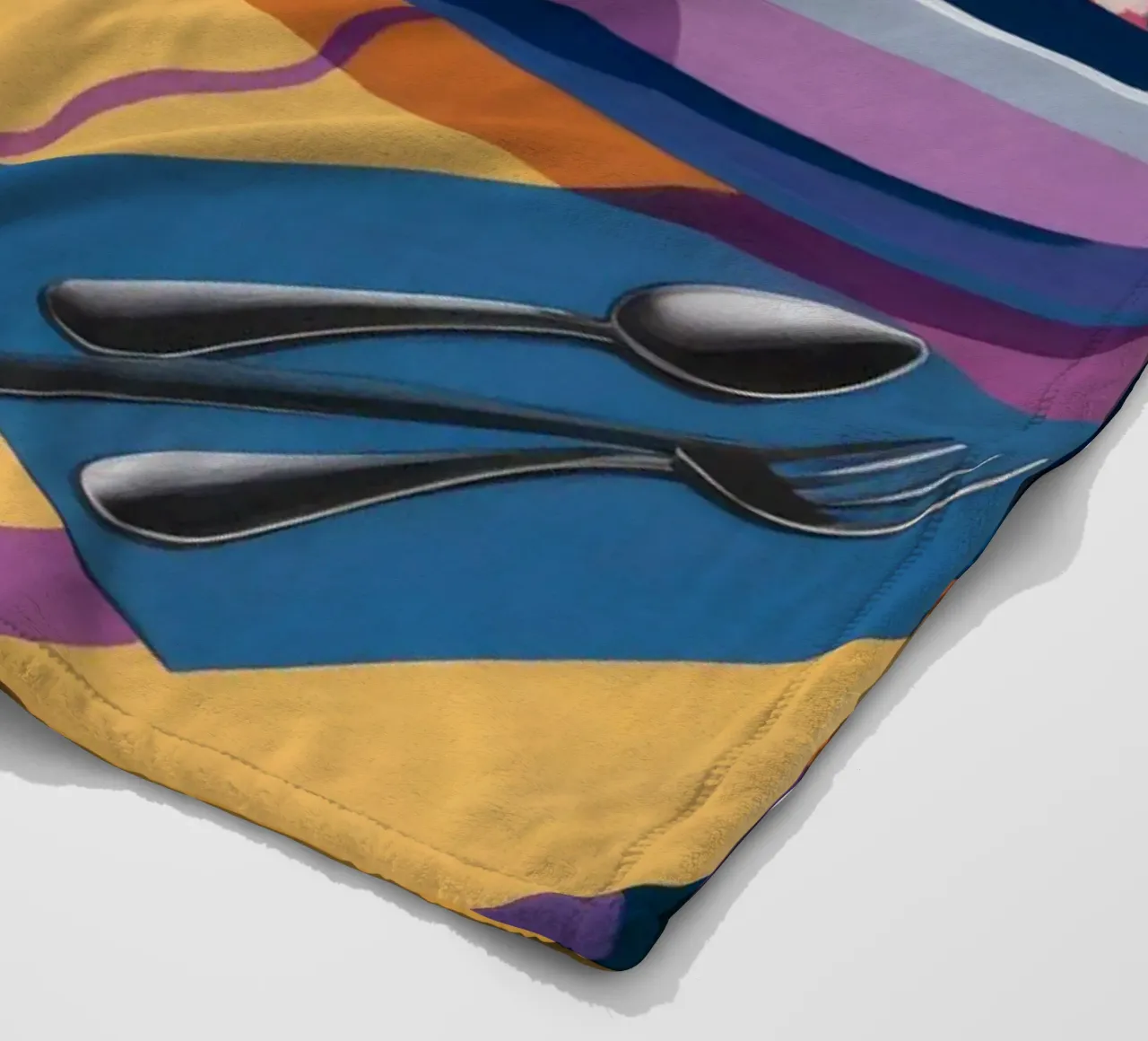 Amethyst Table Stillness fleece blanket by Tiga Bersama