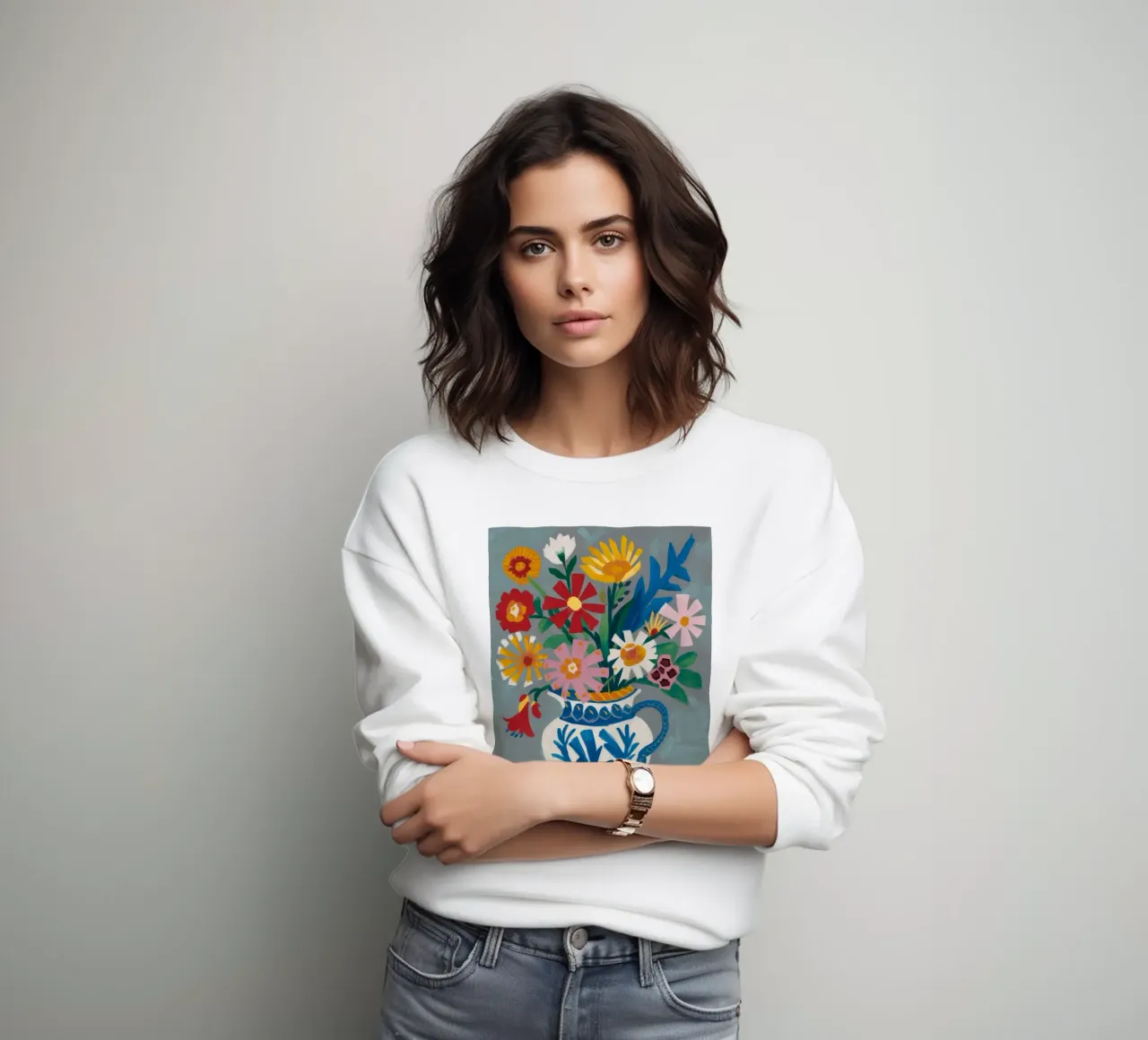 Florero Azure Menagerie sudadera de Fable Tempa