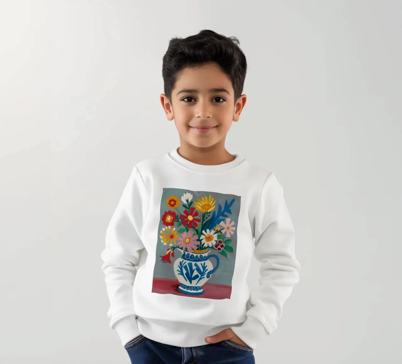 Florero Azure Menagerie sudadera para niño de Fable Tempa
