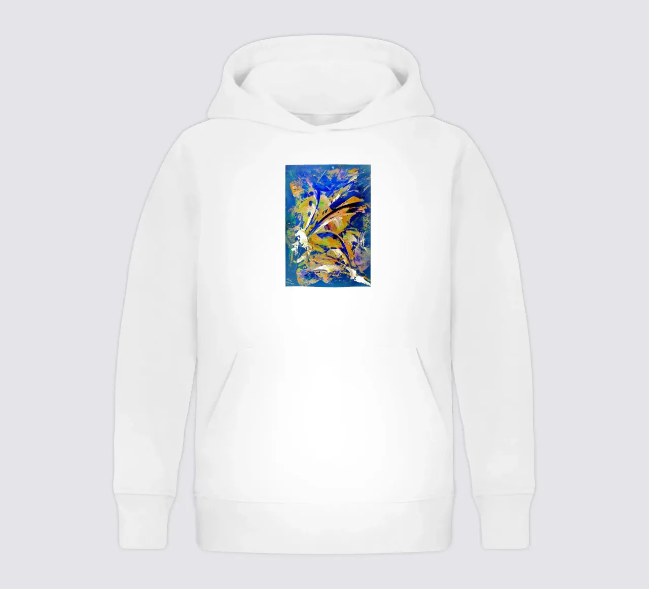 IDEAL GIFT 52 invers kids hoodie by Thierry Vobmann Abstract painting