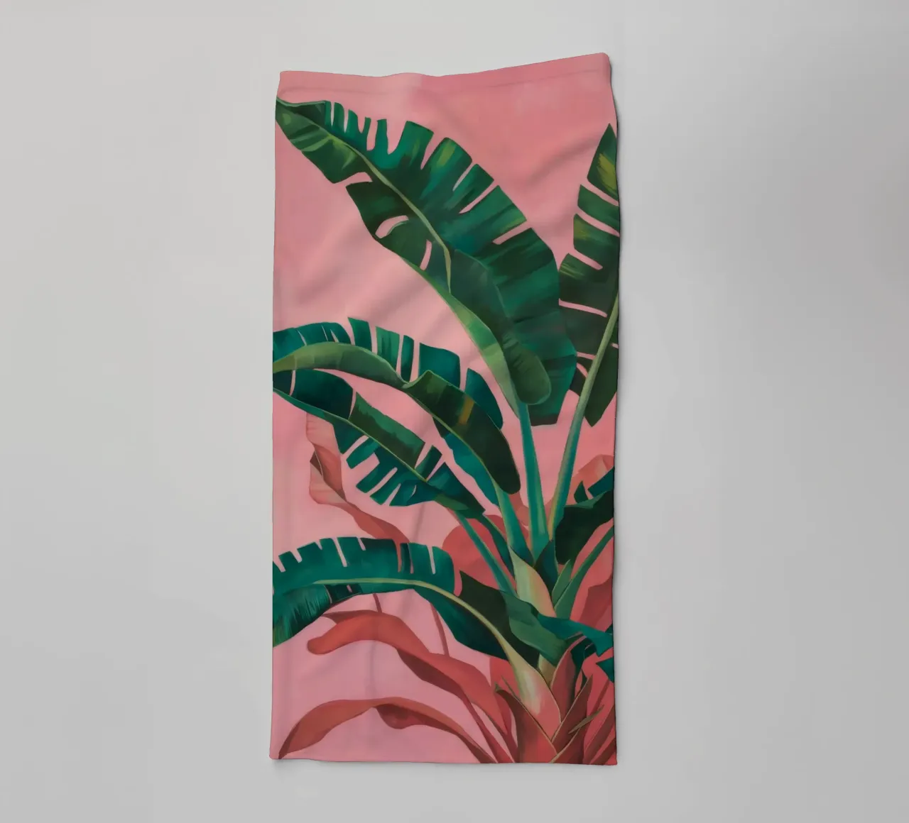 Rosa foglia di banana asciugamano da bagno da Pan Denim