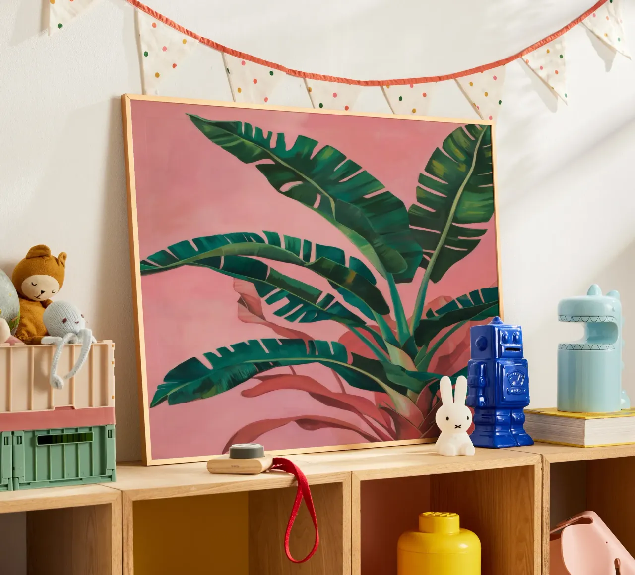 Rosa foglia di banana carta hahnemühle da Pan Denim