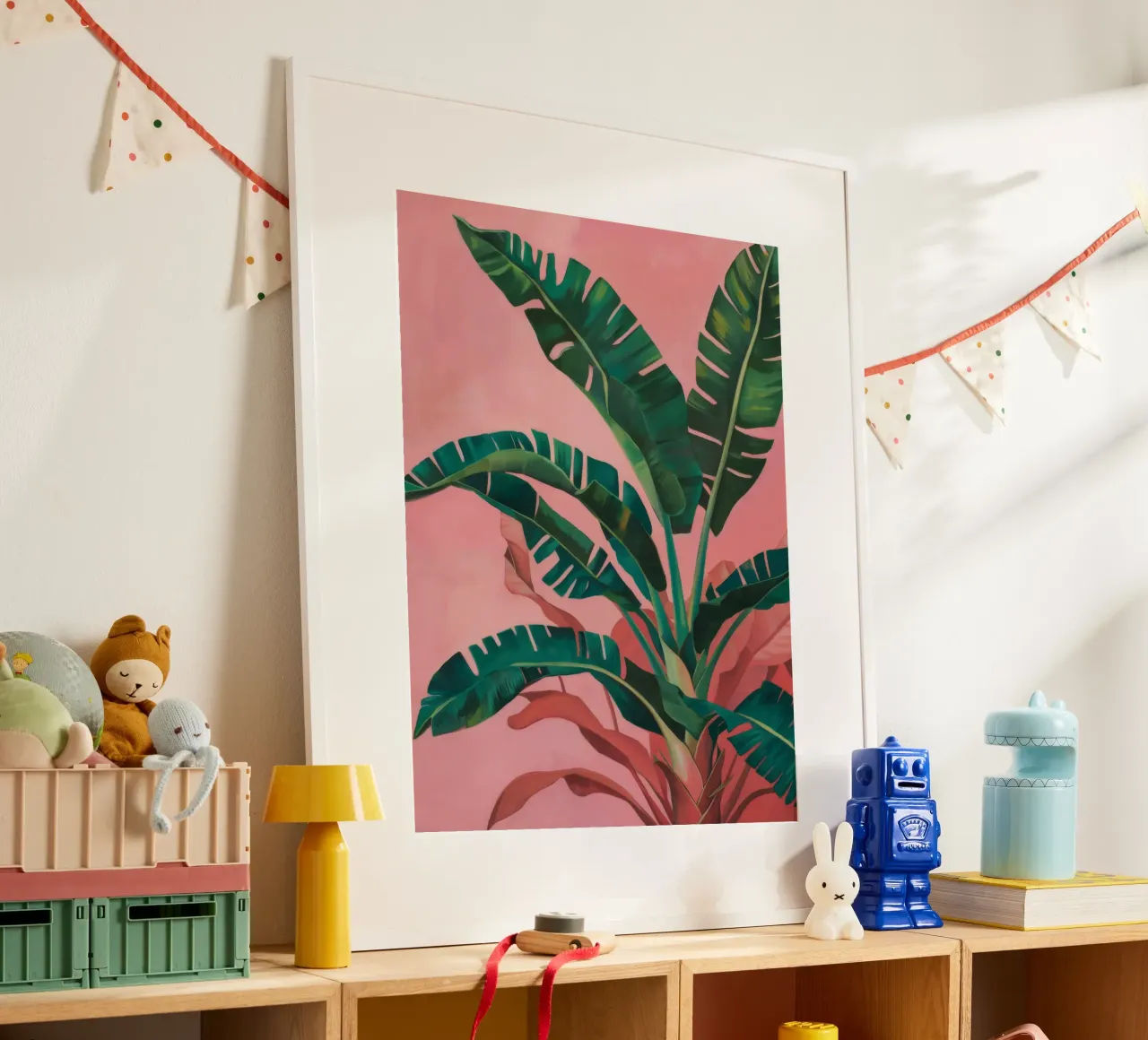 Rosa foglia di banana carta hahnemühle da Pan Denim