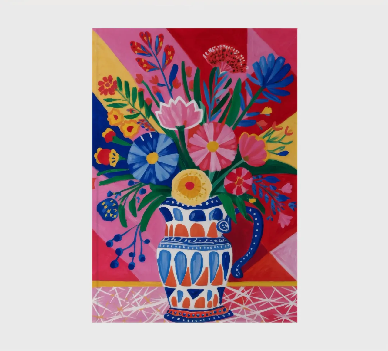 Explosion florale fauve carnet de notes de Haven Fantasy