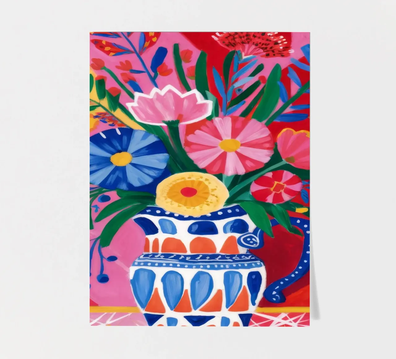 Fauvist Floral Explosion sticker sheet by Haven Fantasy
