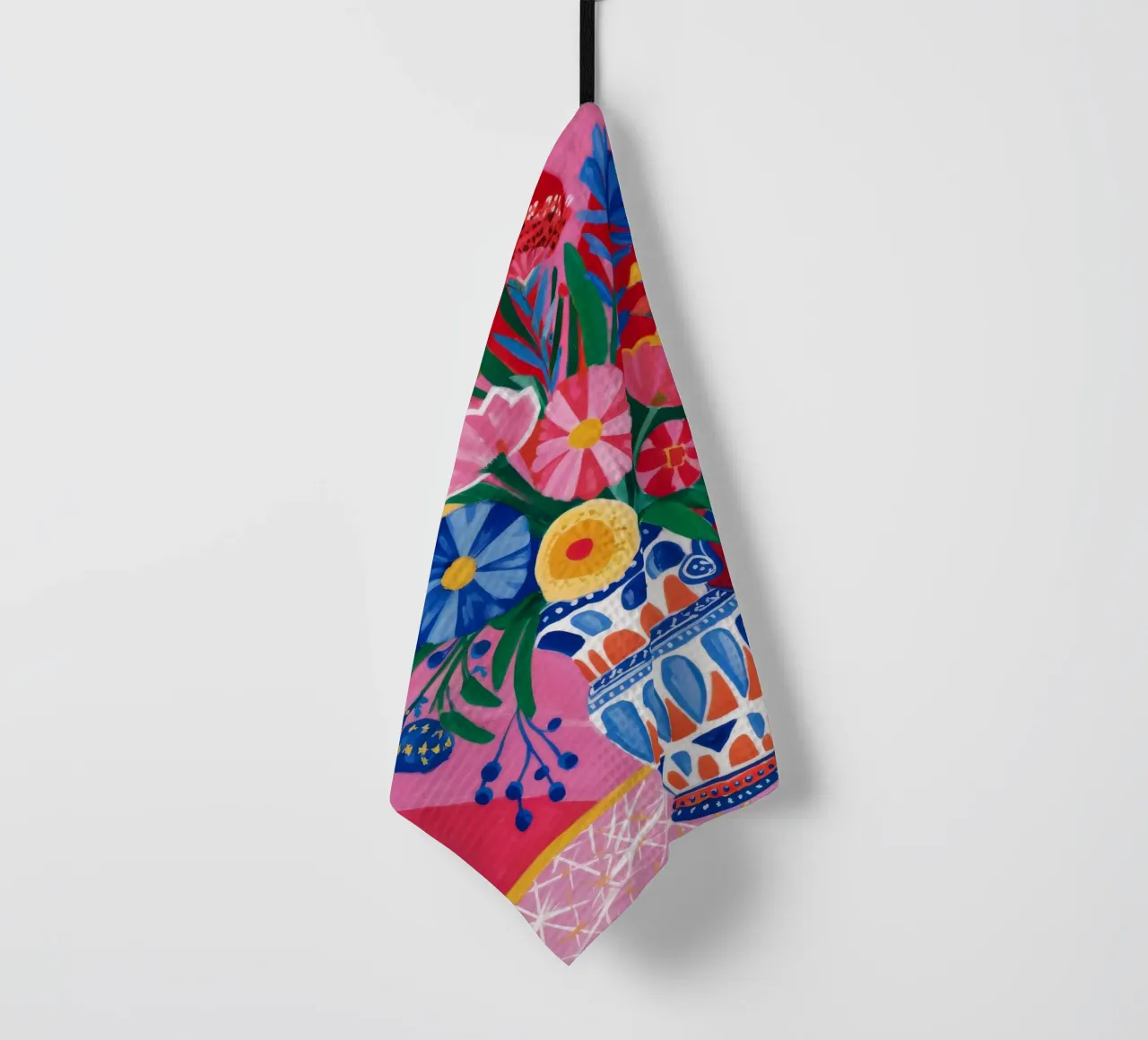Explosion florale fauve torchon de Haven Fantasy