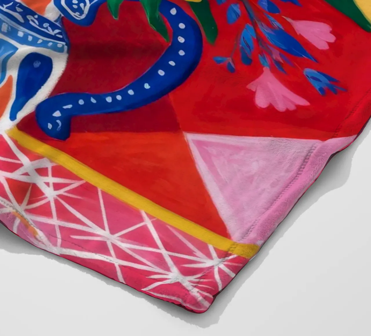 Fauvist Floral Explosion fleece blanket by Haven Fantasy