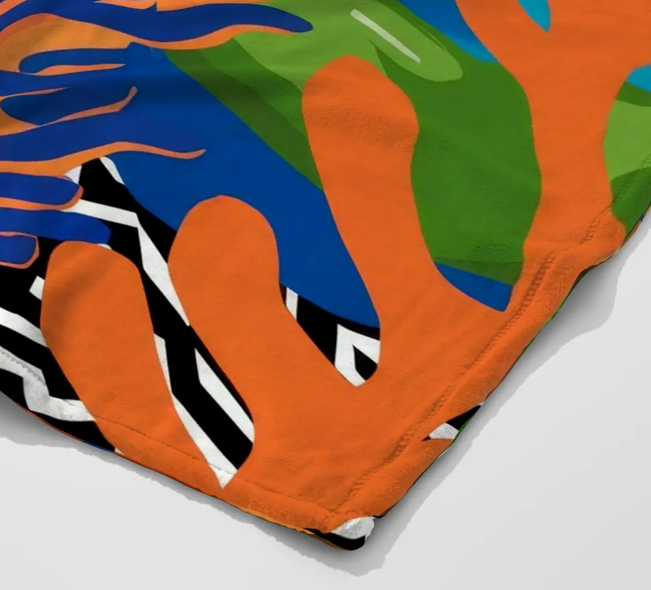 Danza astratta del fogliame coperta in pile da Tiga Bersama