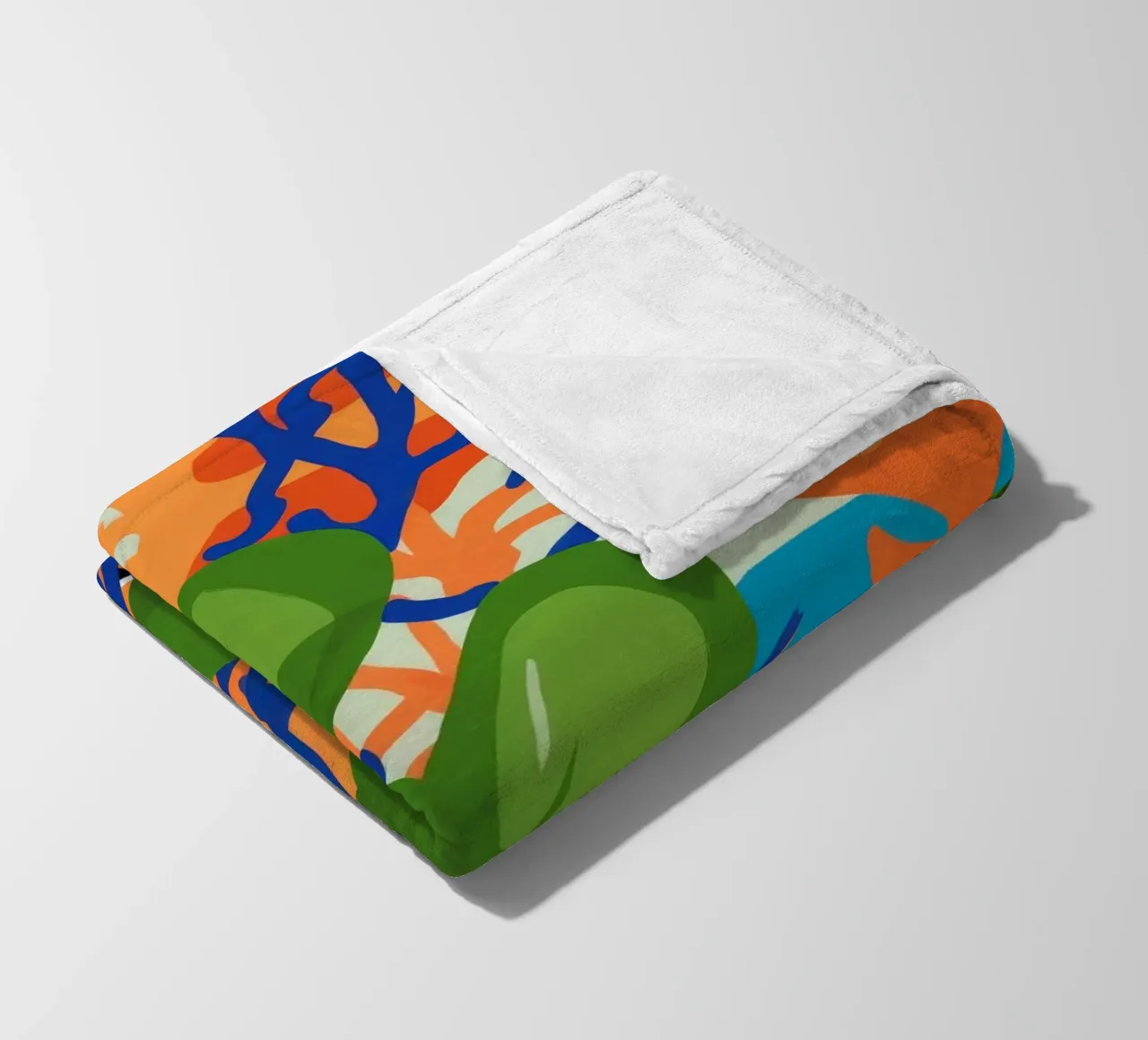 Danza astratta del fogliame coperta in pile da Tiga Bersama