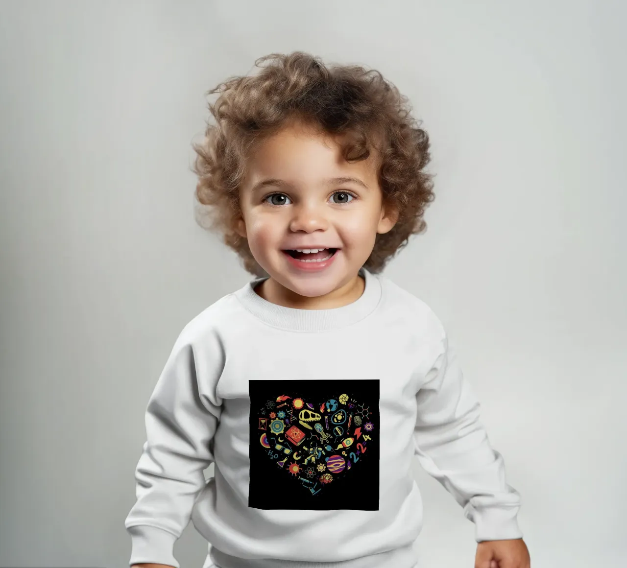 Love Science felpa neonato da Tobe Fonseca