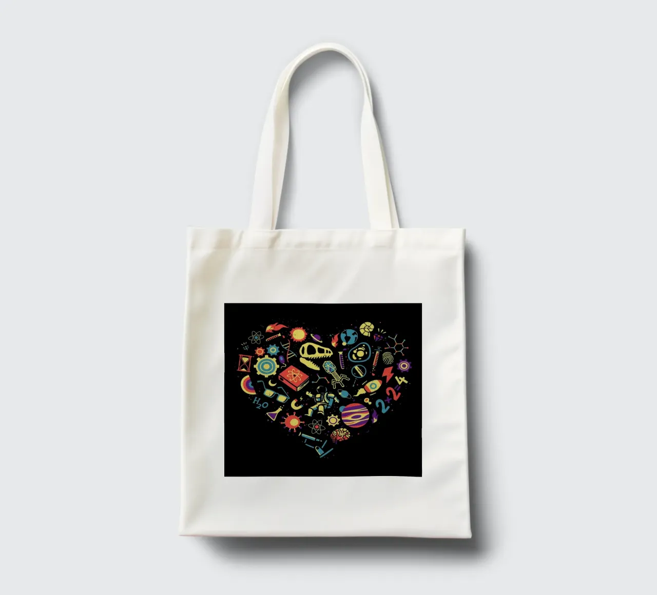 Love Science tote bag by Tobe Fonseca