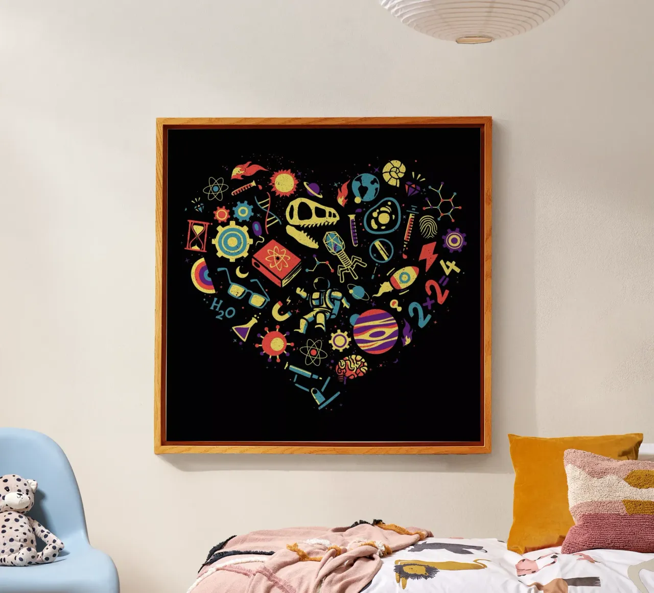 Love Science plexiglass da Tobe Fonseca