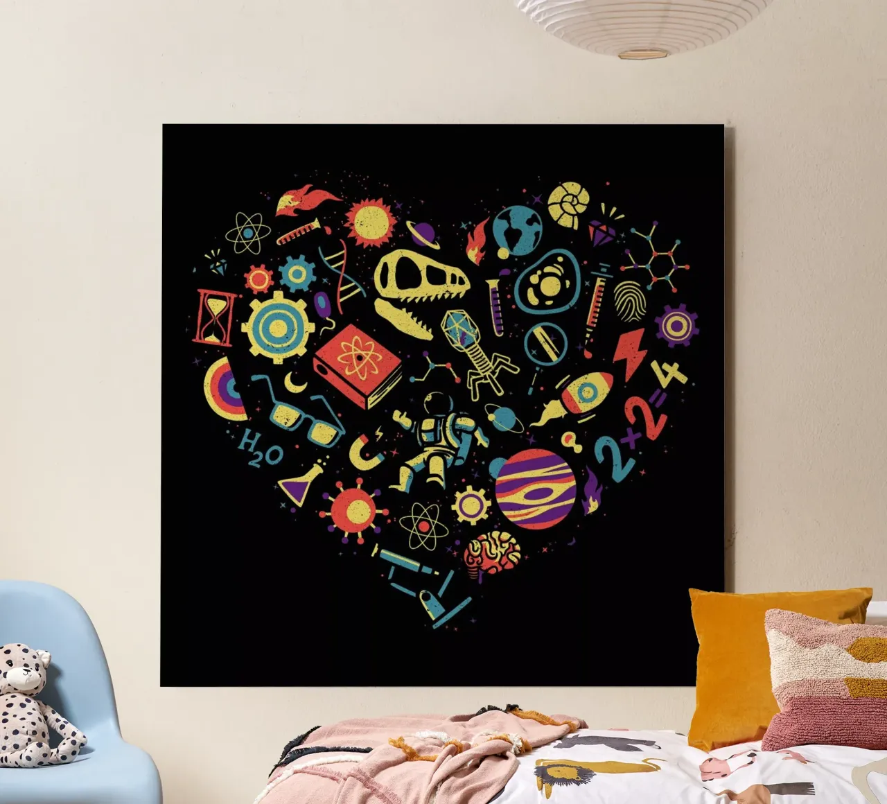Love Science alu-dibond by Tobe Fonseca