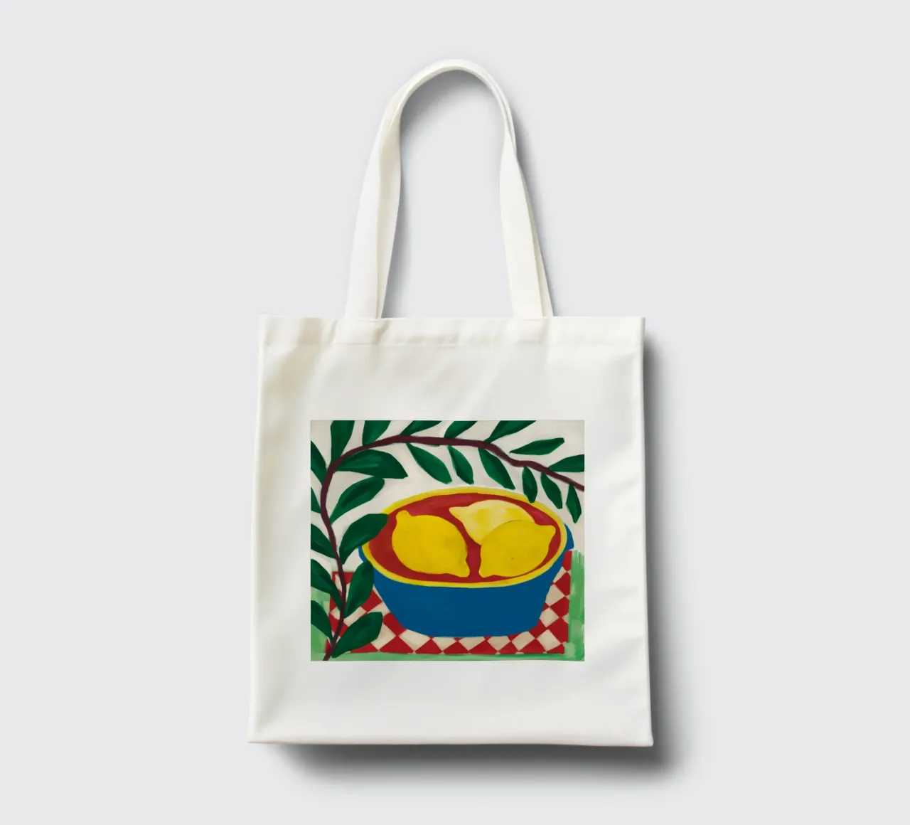 Lemon Bowl Verdure tote bag by Tiga Bersama
