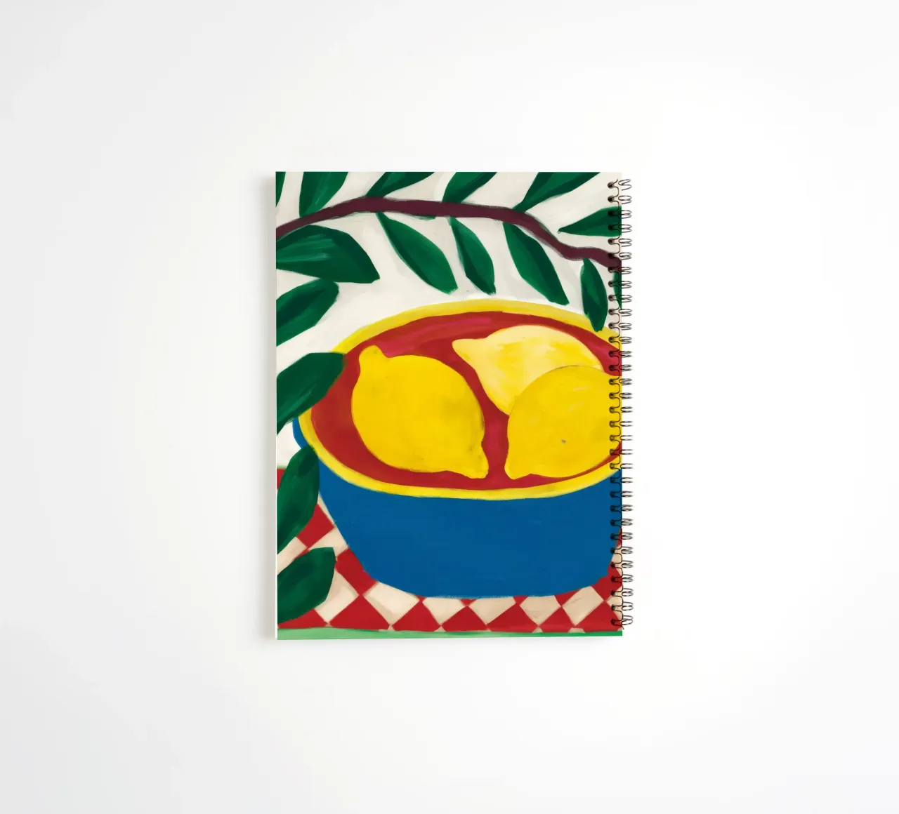 Lemon Bowl Verdure spiral notebook by Tiga Bersama