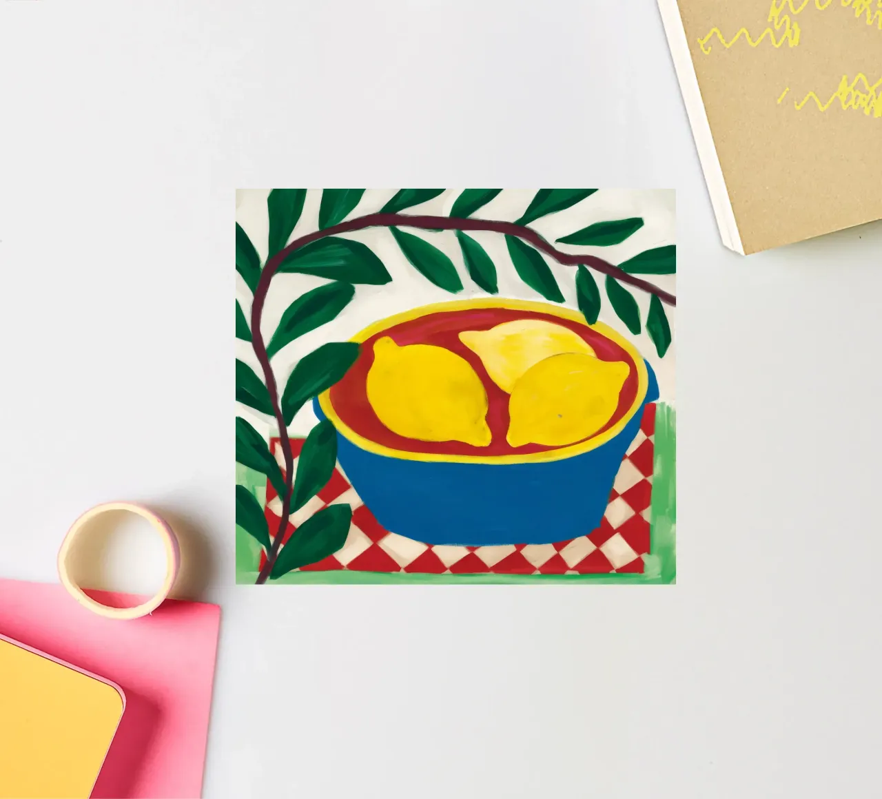 Lemon Bowl Verdure sticker by Tiga Bersama