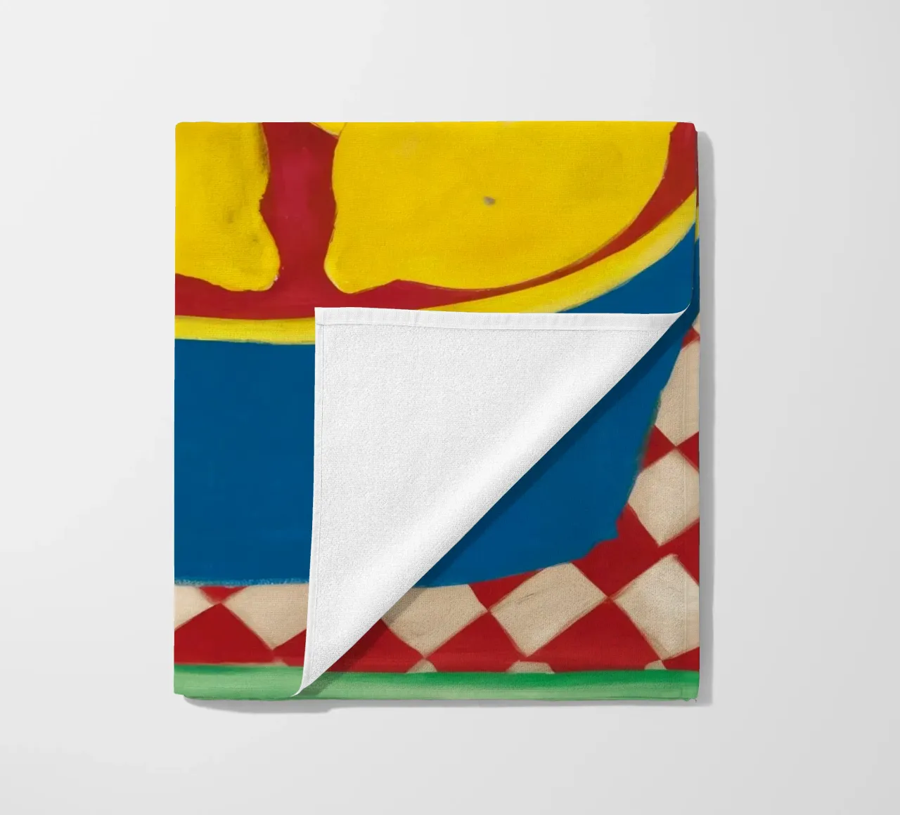 Lemon Bowl Verdure beach towel by Tiga Bersama