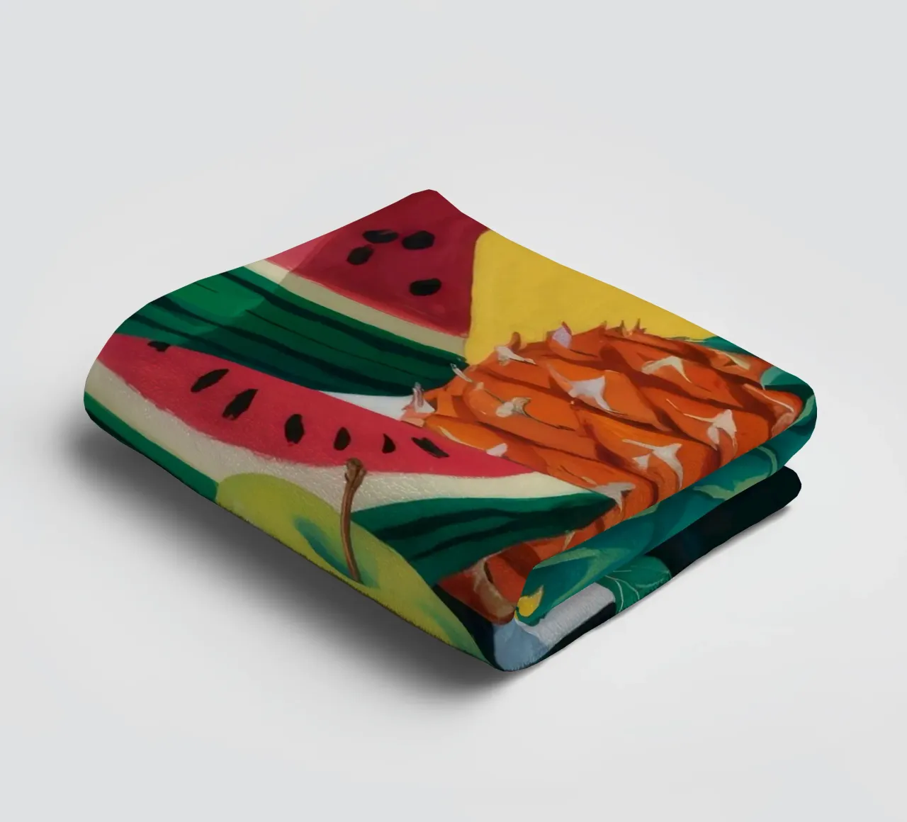 Pineapple Noir Feast towel by Fable Tempa