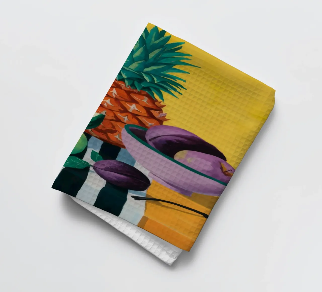 Festin d'ananas noir torchon de Fable Tempa