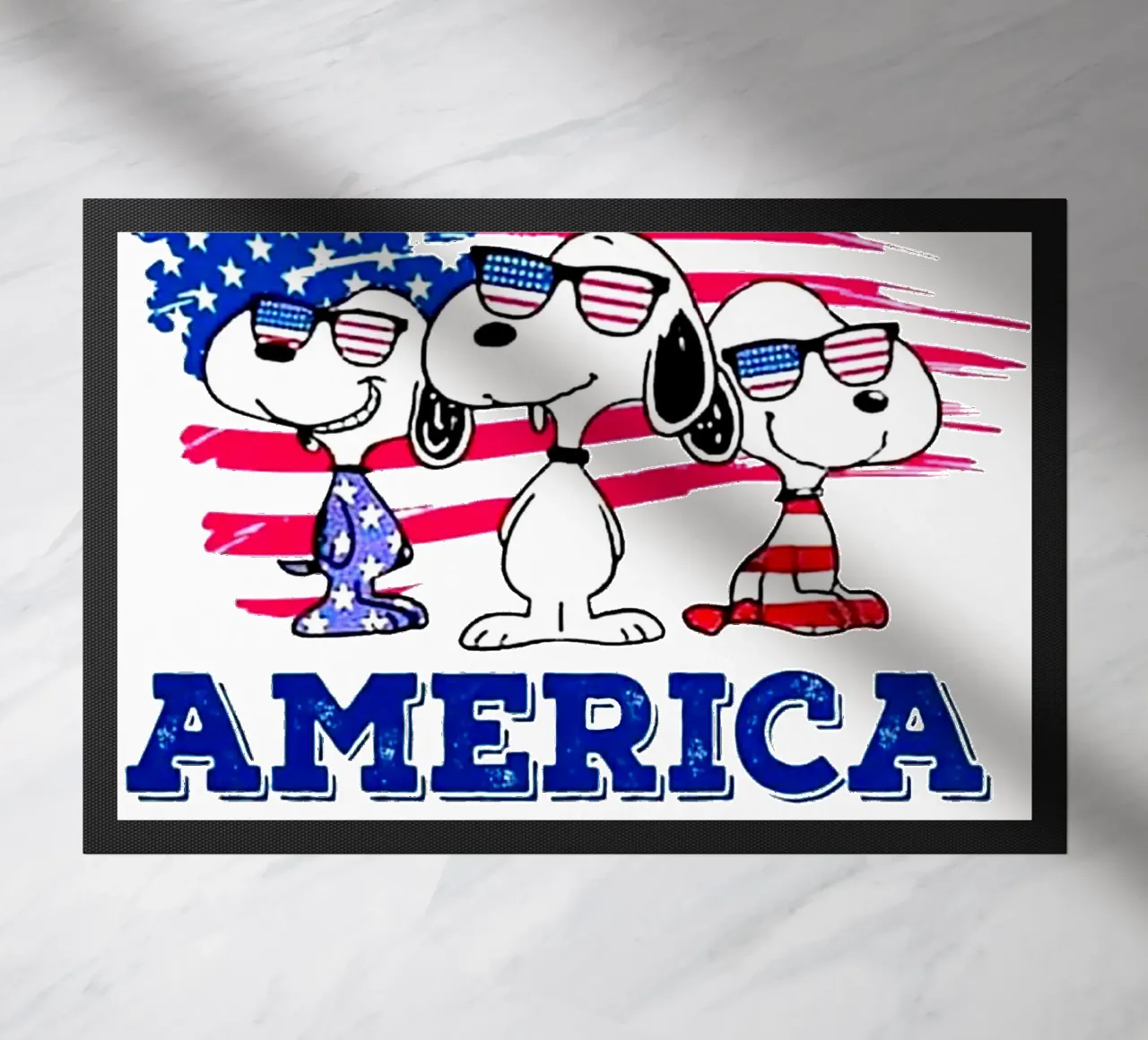 America 4TH Of July doormat by drabrenz