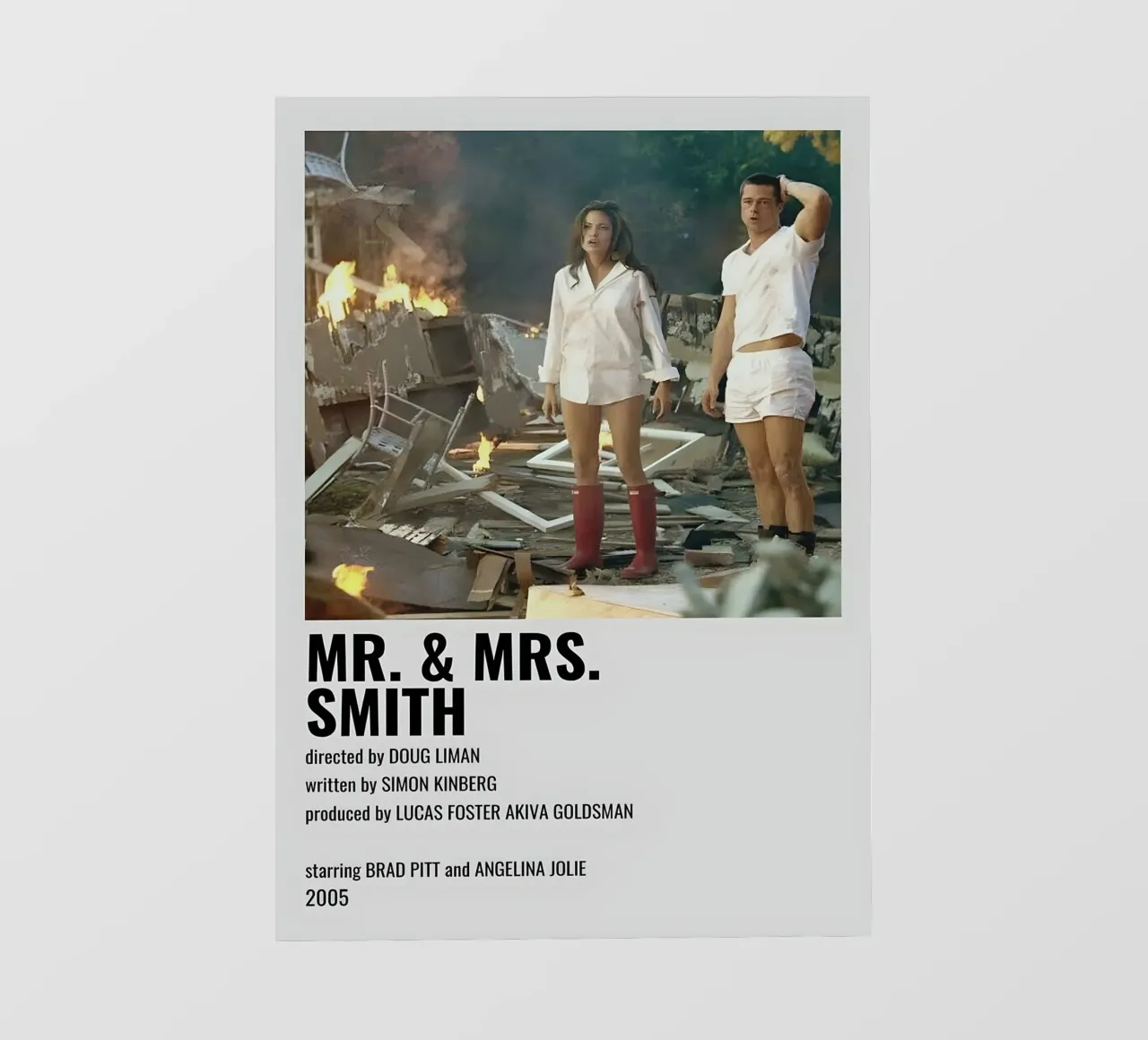 MR. & MRS. SMITH pellicola backlit da MVFminimalist