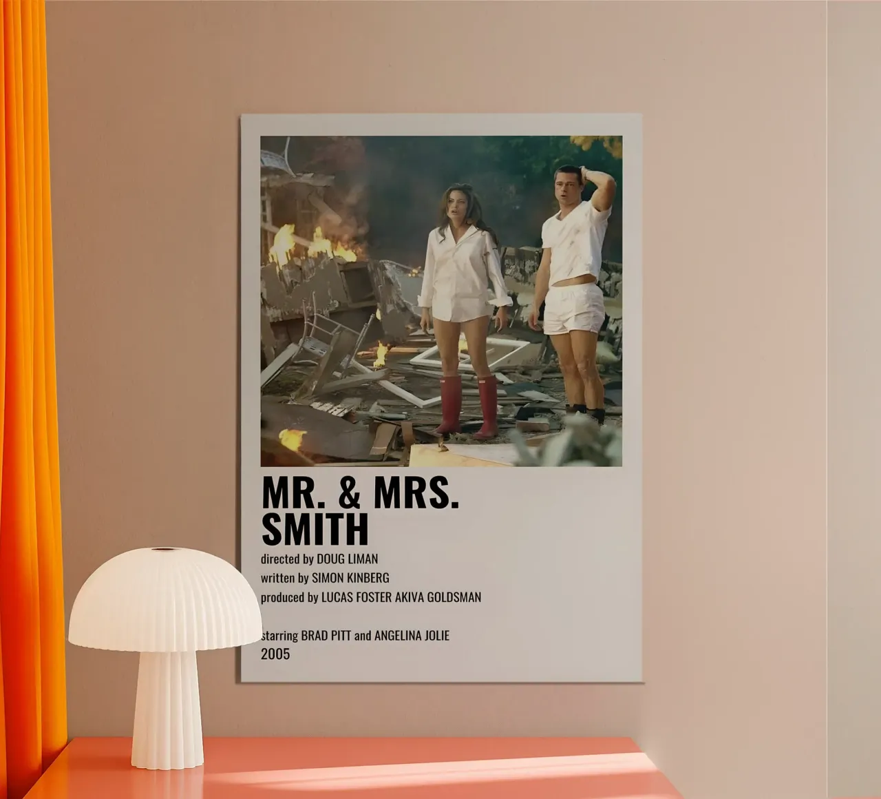 MR. & MRS. SMITH poster da MVFminimalist