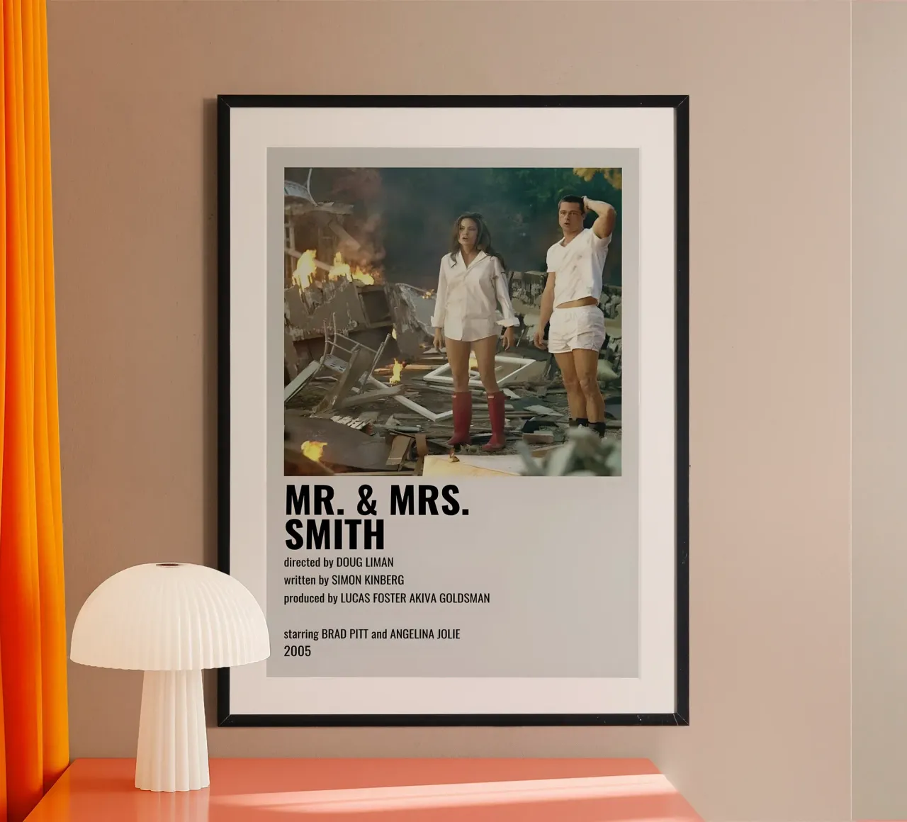 MR. & MRS. SMITH poster da MVFminimalist