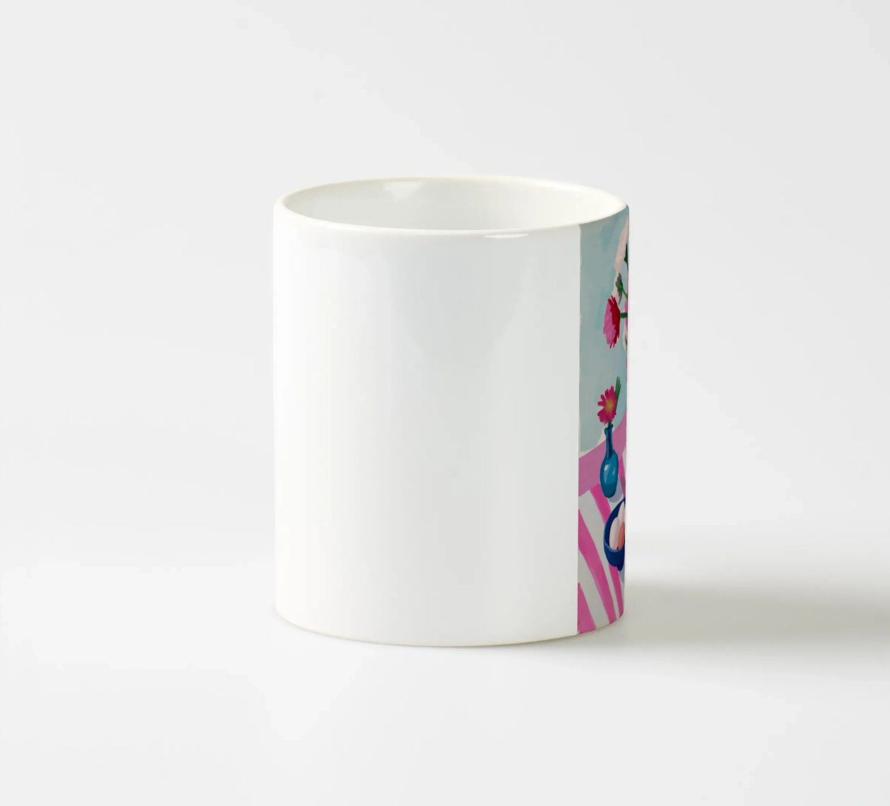 Vaso a righe Colazione tazza in ceramica da Haven Fantasy