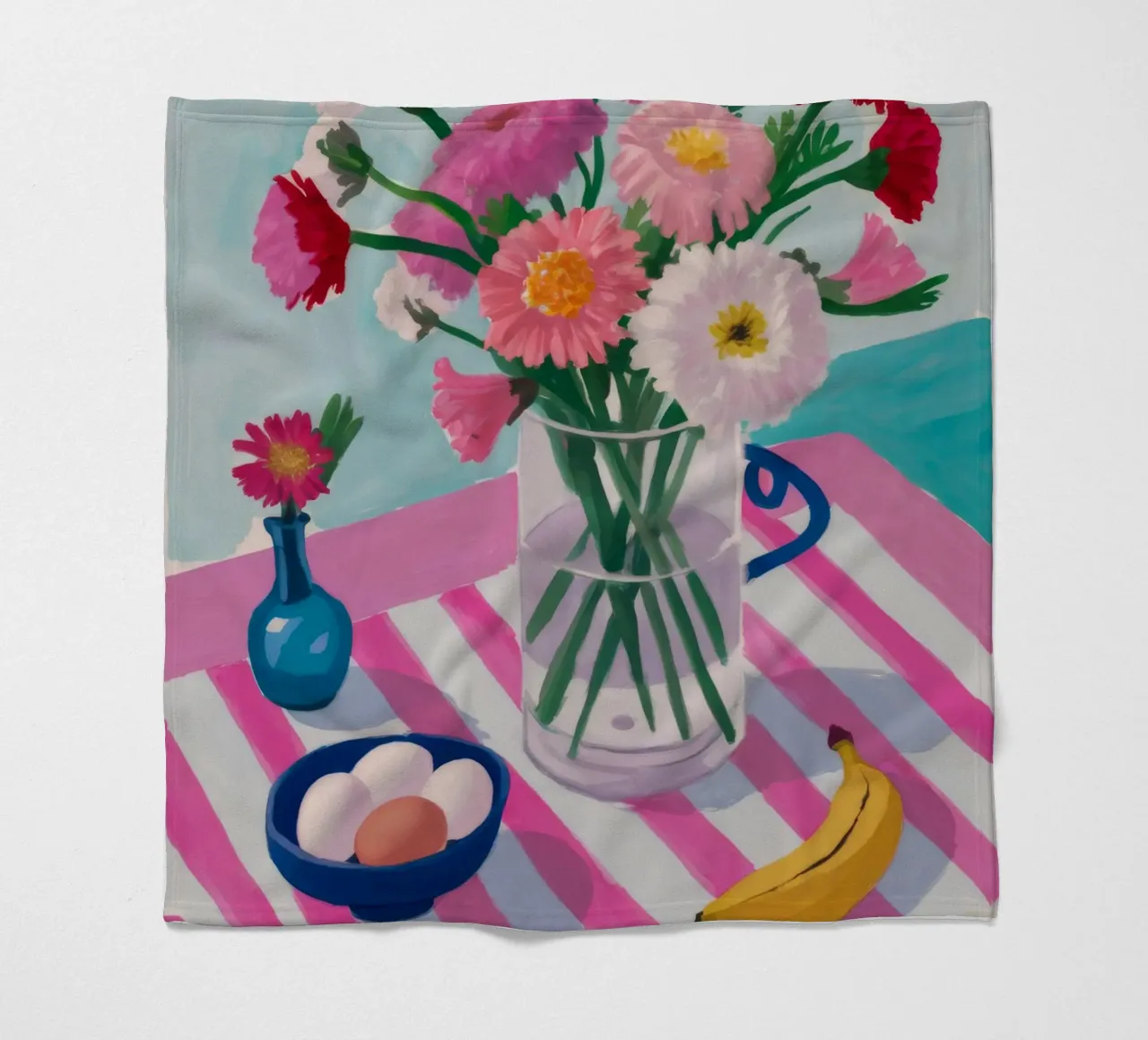 Vaso a righe Colazione coperta in pile da Haven Fantasy