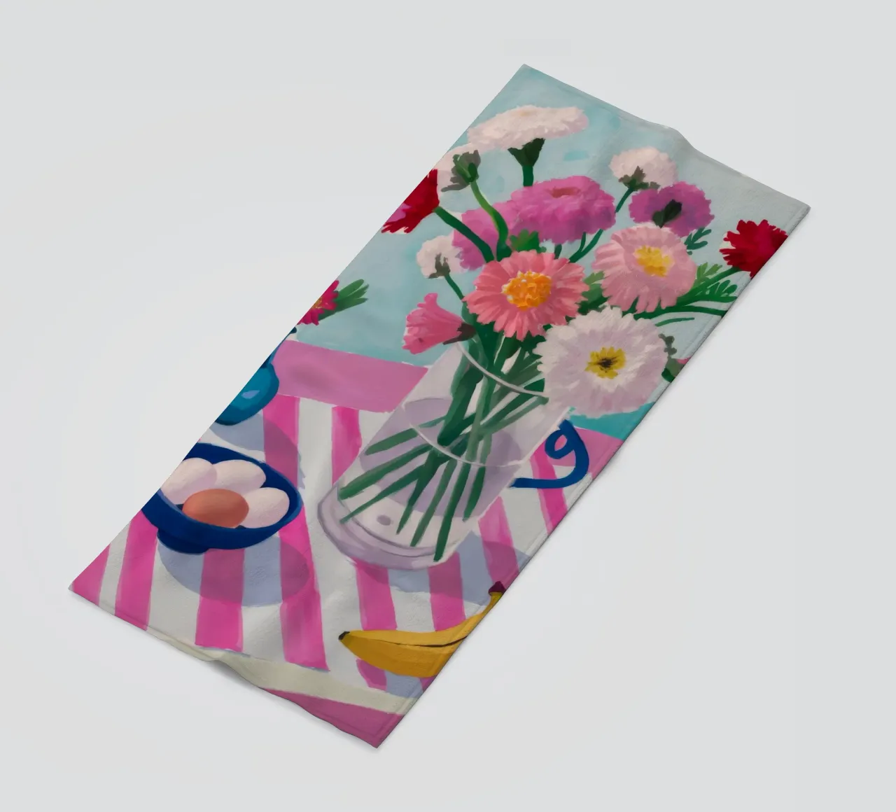 Vaso a righe Colazione telo mare da Haven Fantasy