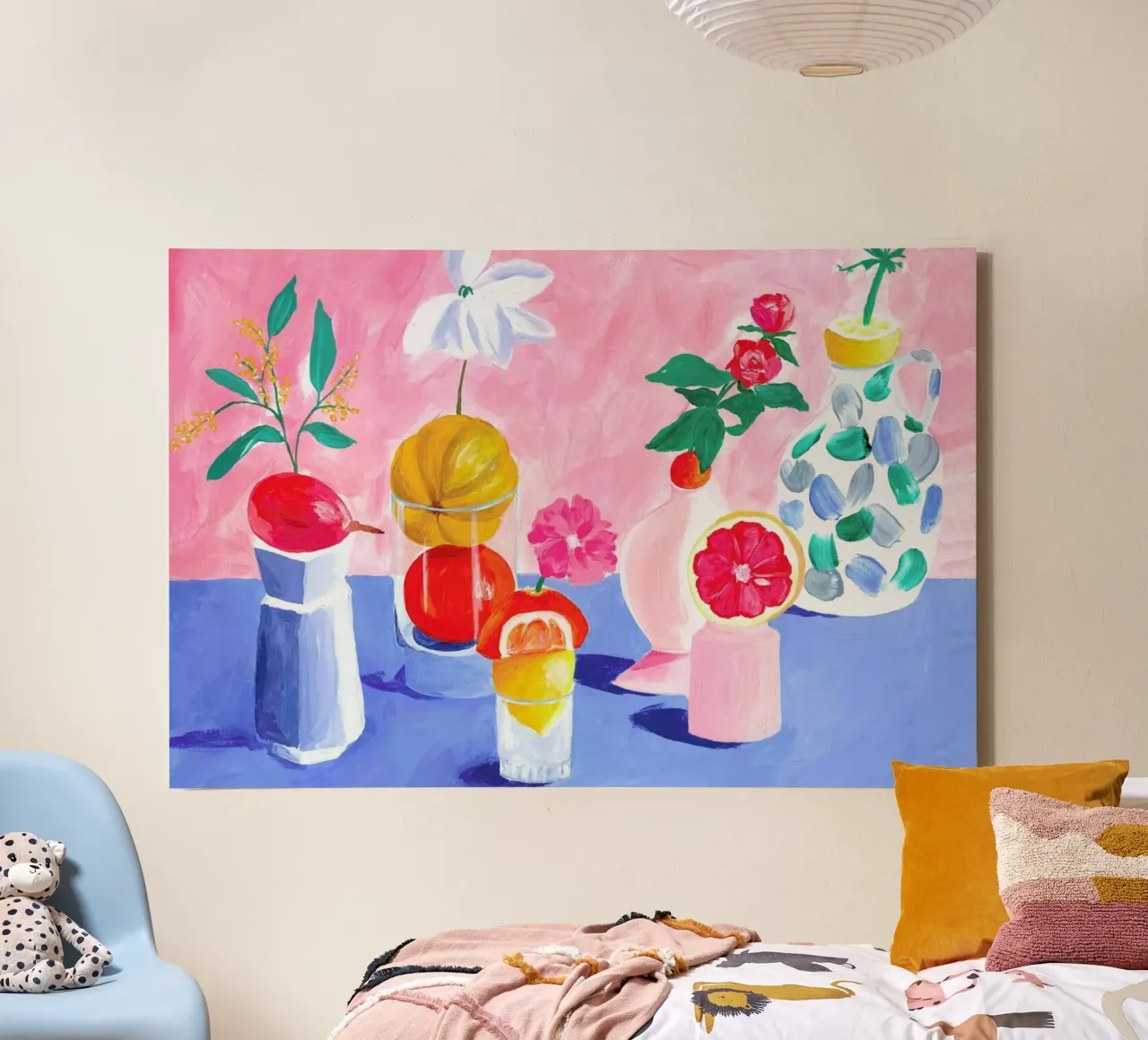 A Collection Of Vases tela da Berserk Prints by Maria M.C.