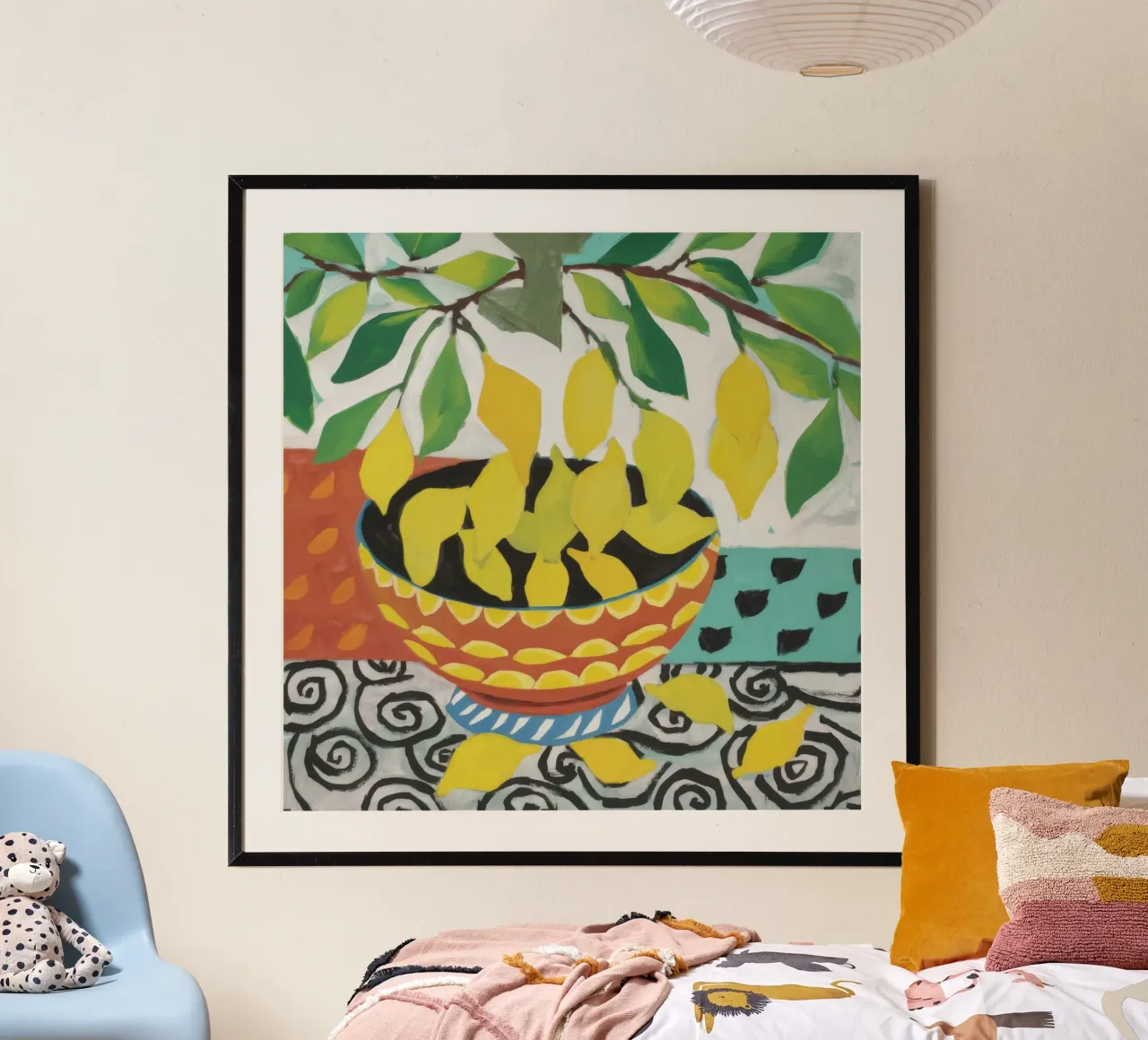 Remolino de limones de mesa hahnemühle de Tiga Bersama