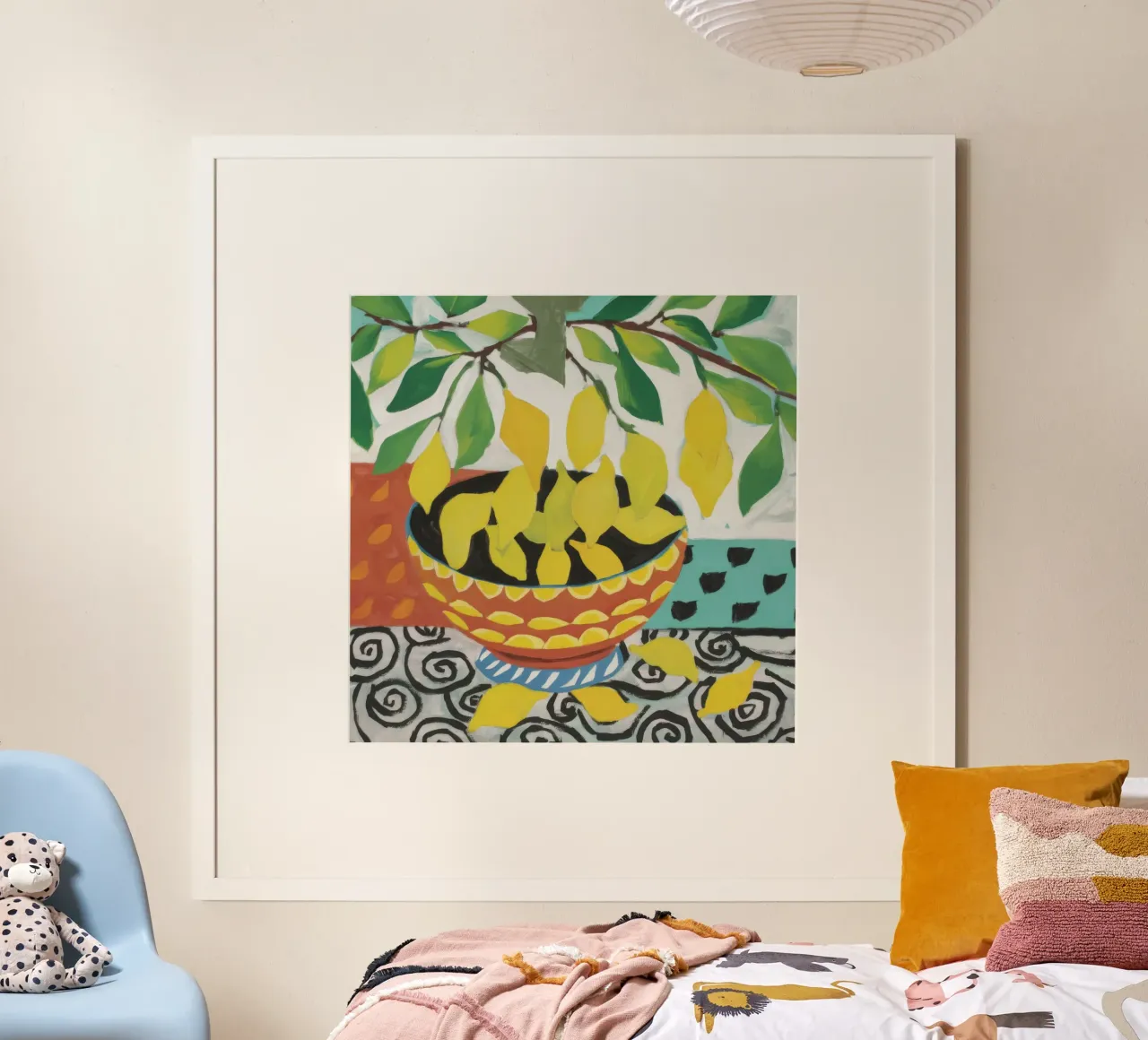 Remolino de limones de mesa hahnemühle de Tiga Bersama