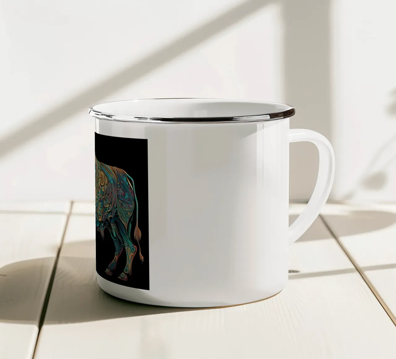 Arte da parete di Imagine tazza in smalto da Imagine