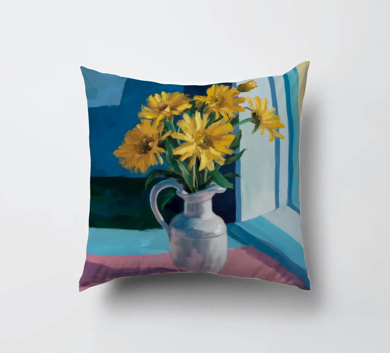Davanzale con girasole cuscino da Fable Tempa