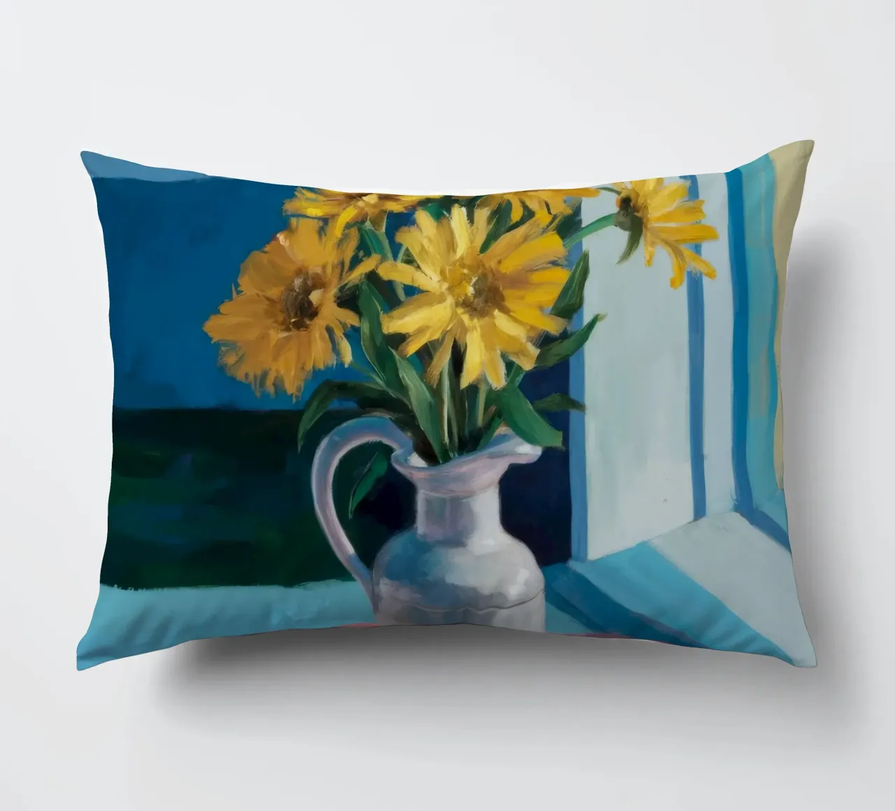 Davanzale con girasole cuscino da Fable Tempa