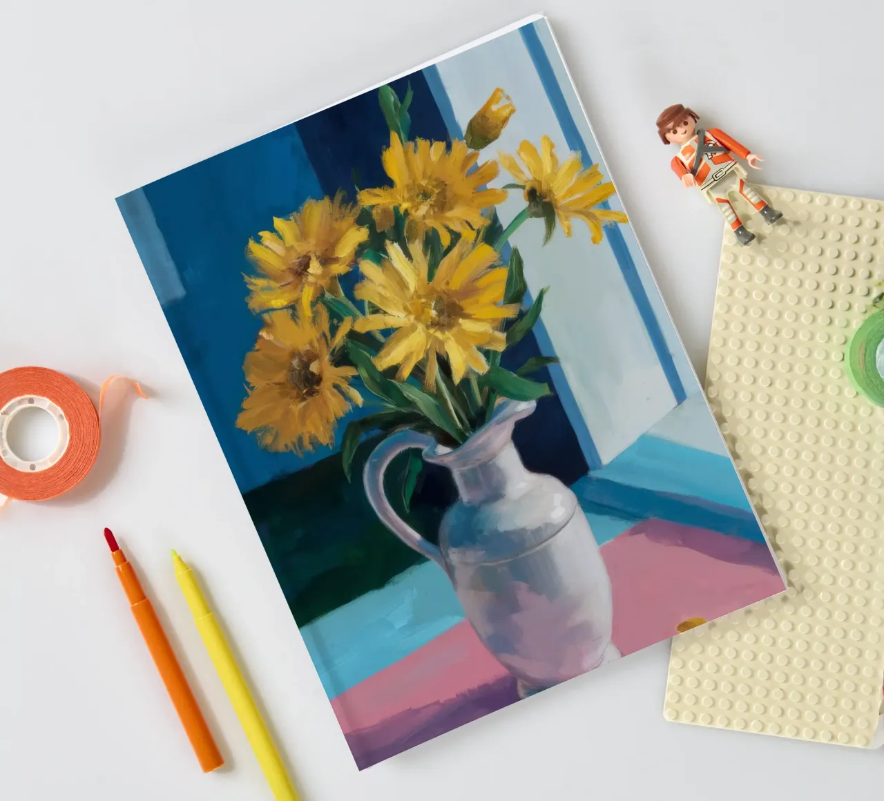 Sunflower Window Sill notebook by Fable Tempa
