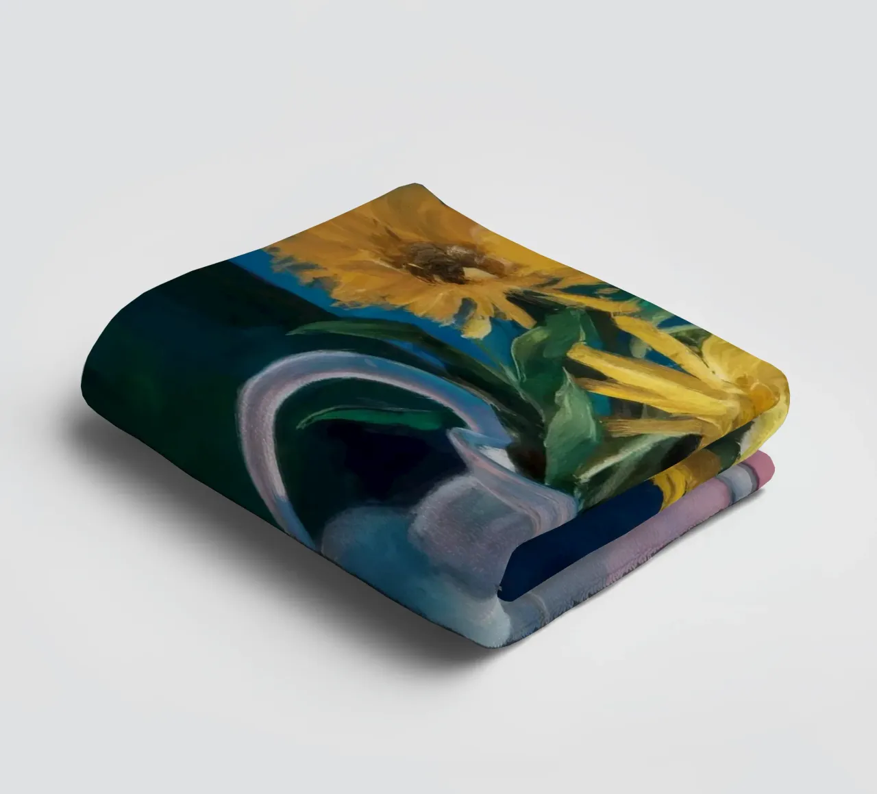 Sunflower Window Sill towel by Fable Tempa